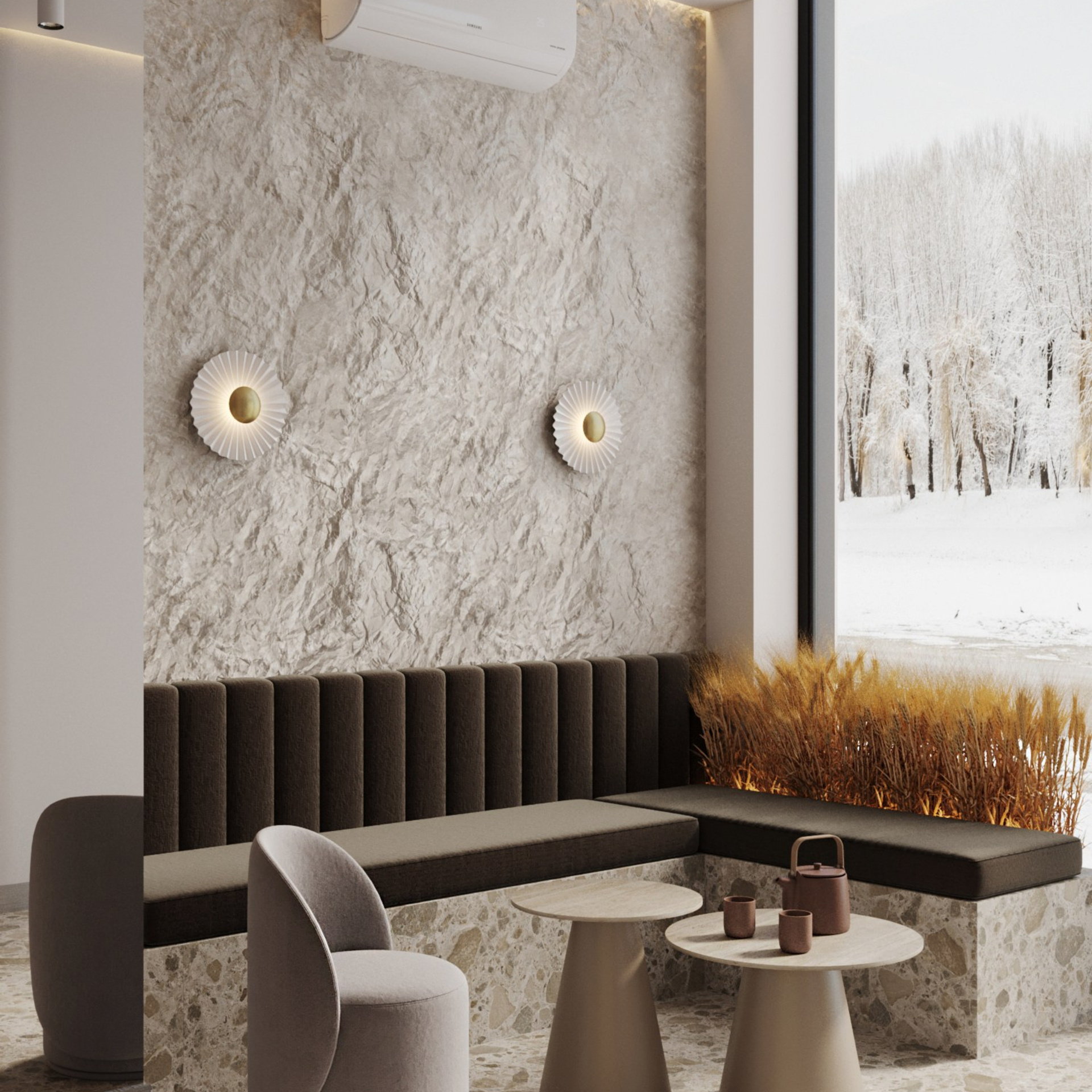 Салон красоты 125 м² // строительство. Дизайнер интерьера | kolchanova.dsgn