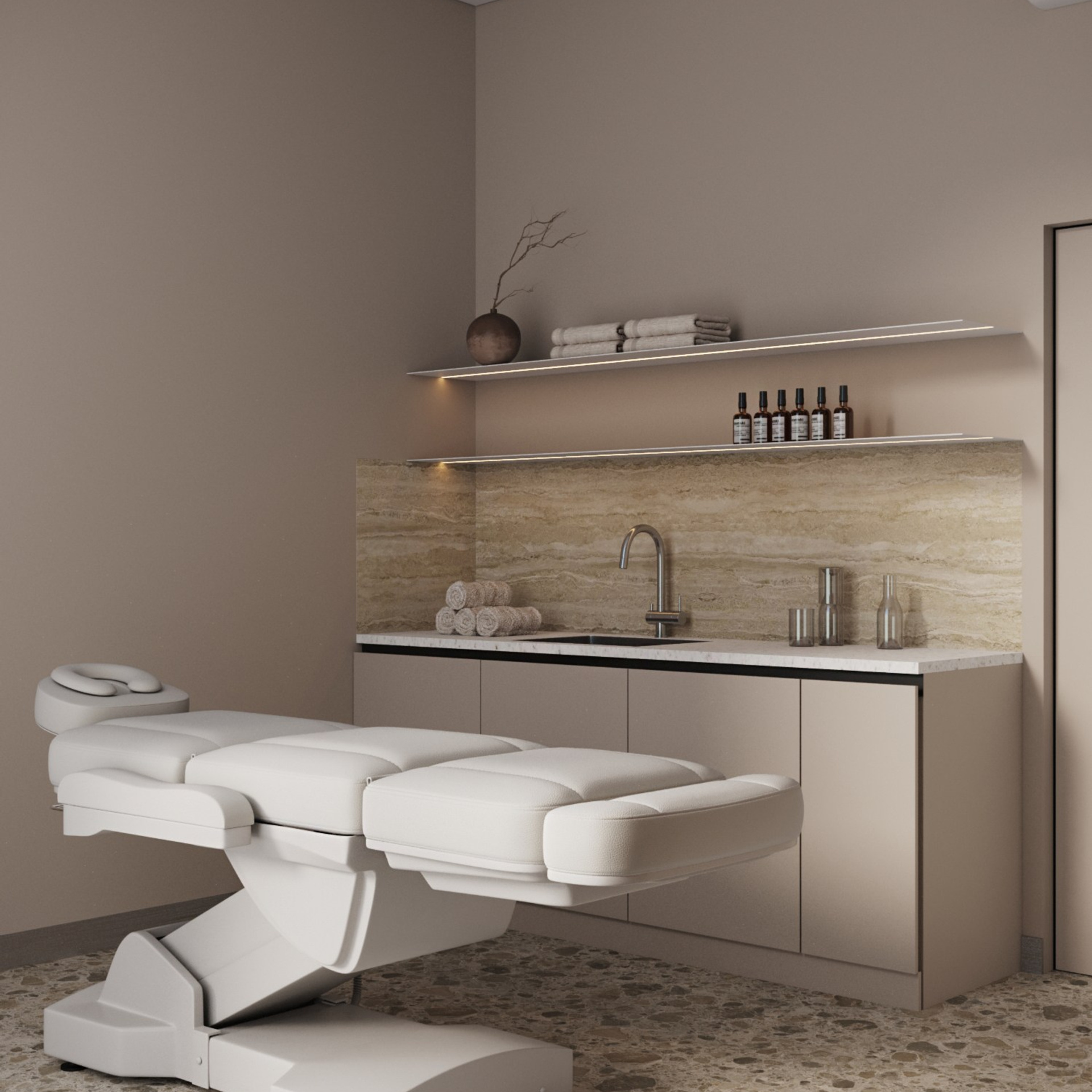 Салон красоты 125 м² // строительство. Дизайнер интерьера | kolchanova.dsgn