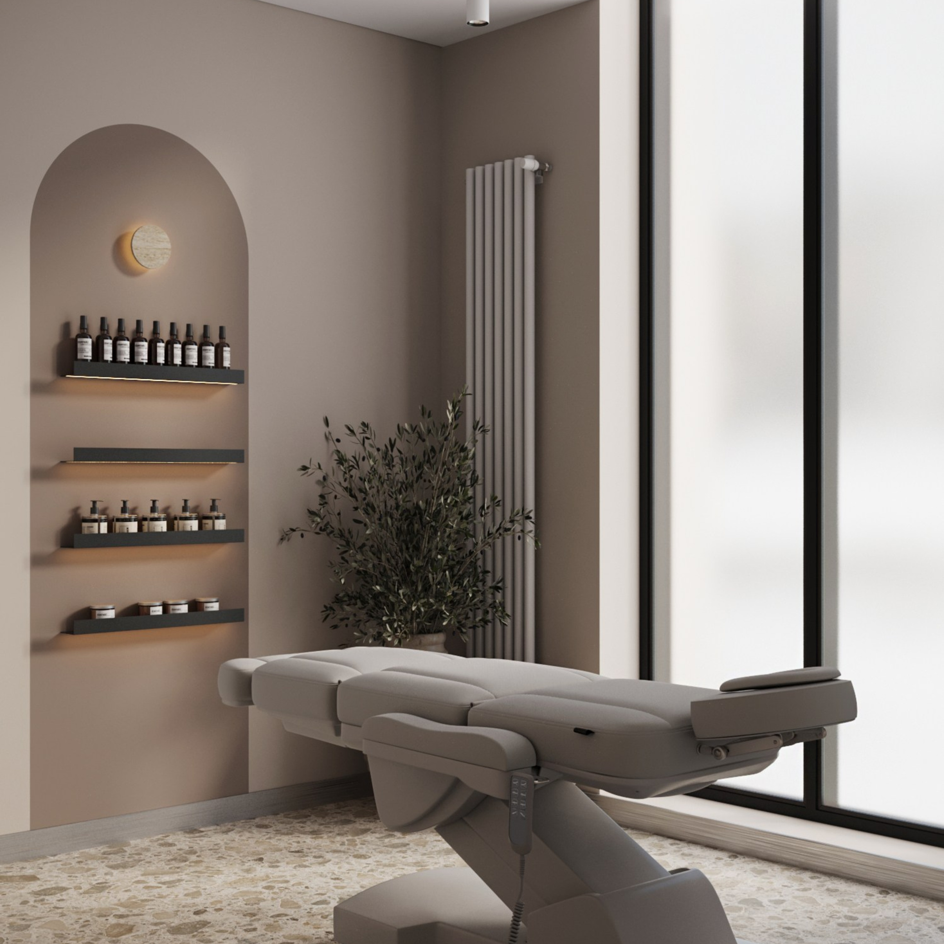 Салон красоты 125 м² // строительство. Дизайнер интерьера | kolchanova.dsgn