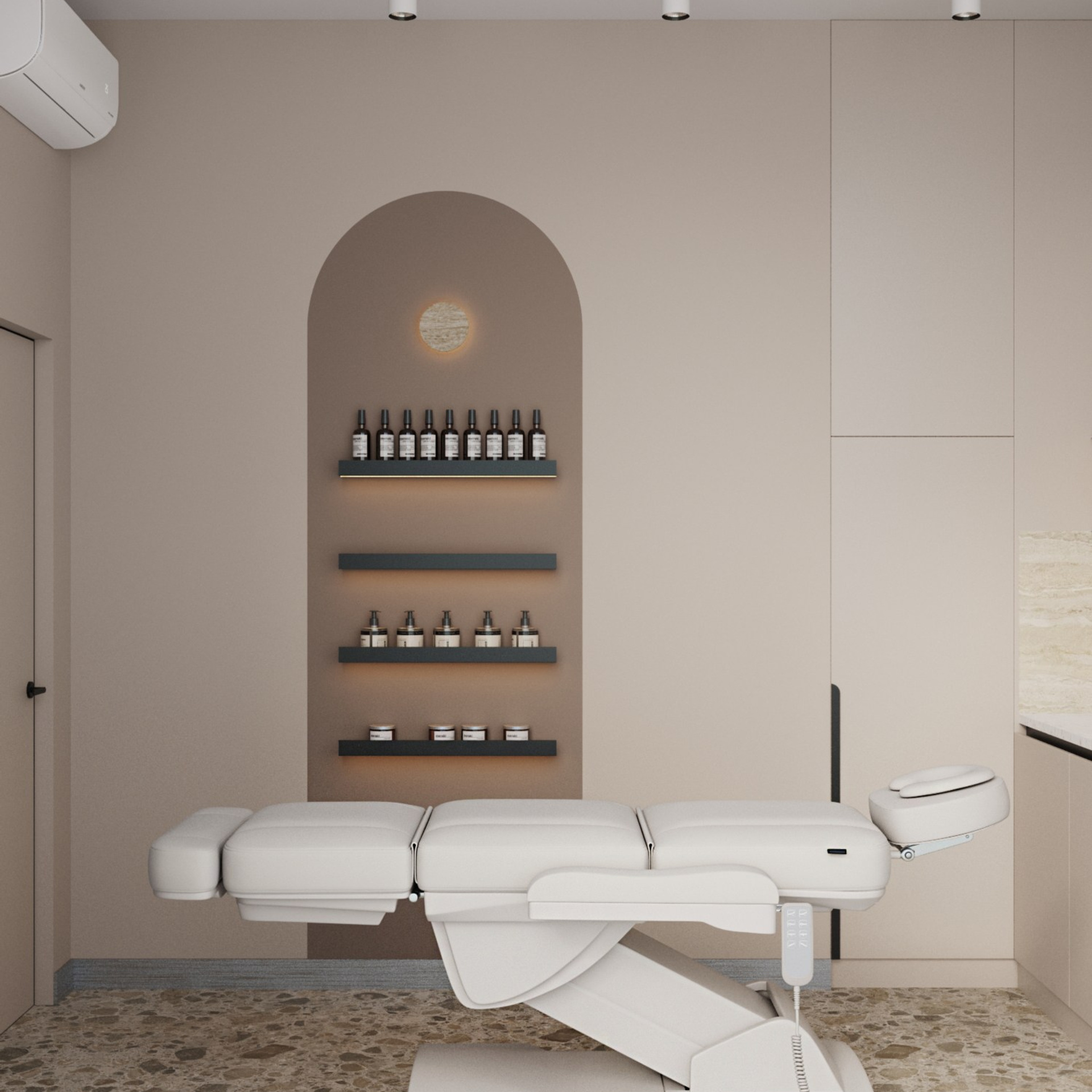 Салон красоты 125 м² // строительство. Дизайнер интерьера | kolchanova.dsgn