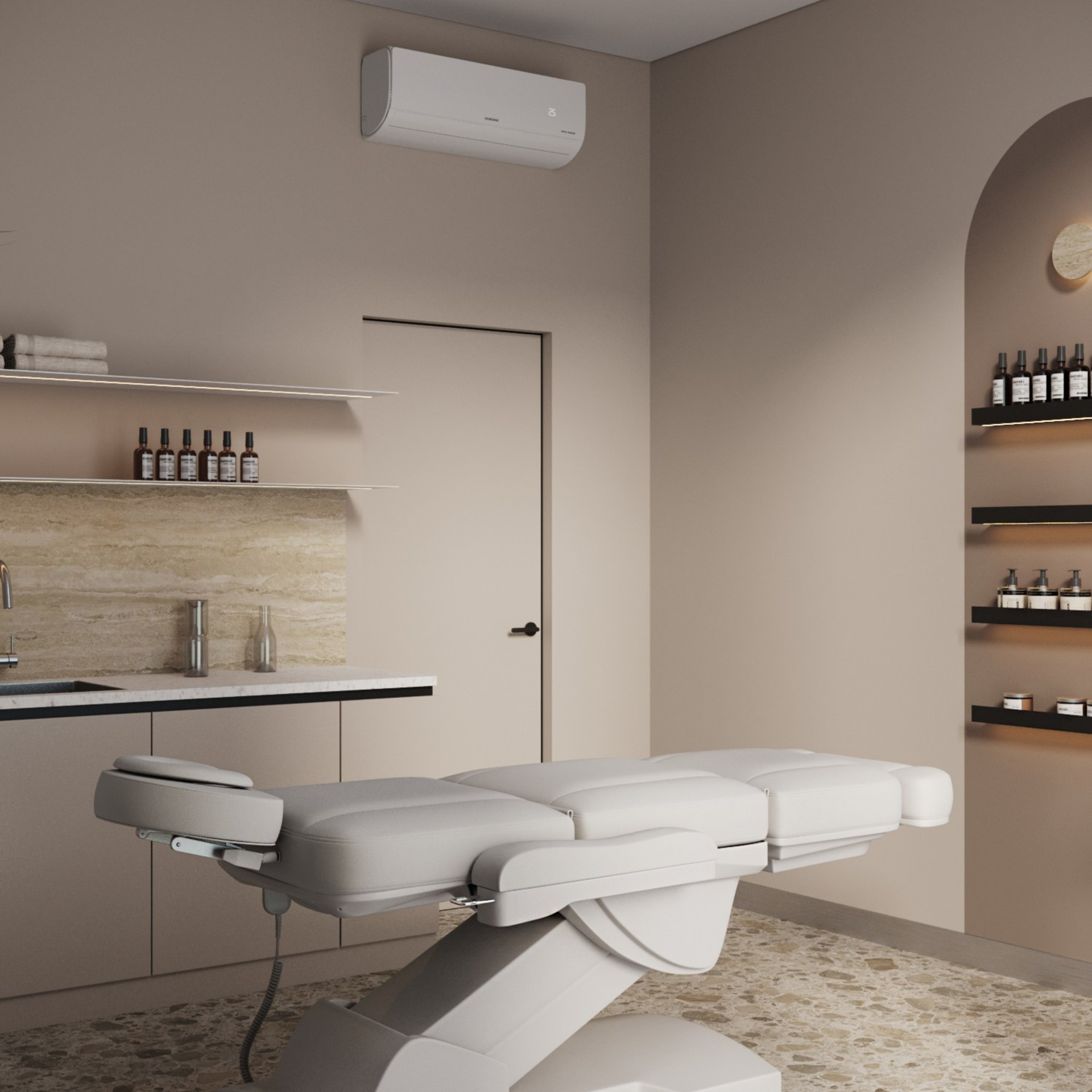 Салон красоты 125 м² // строительство. Дизайнер интерьера | kolchanova.dsgn