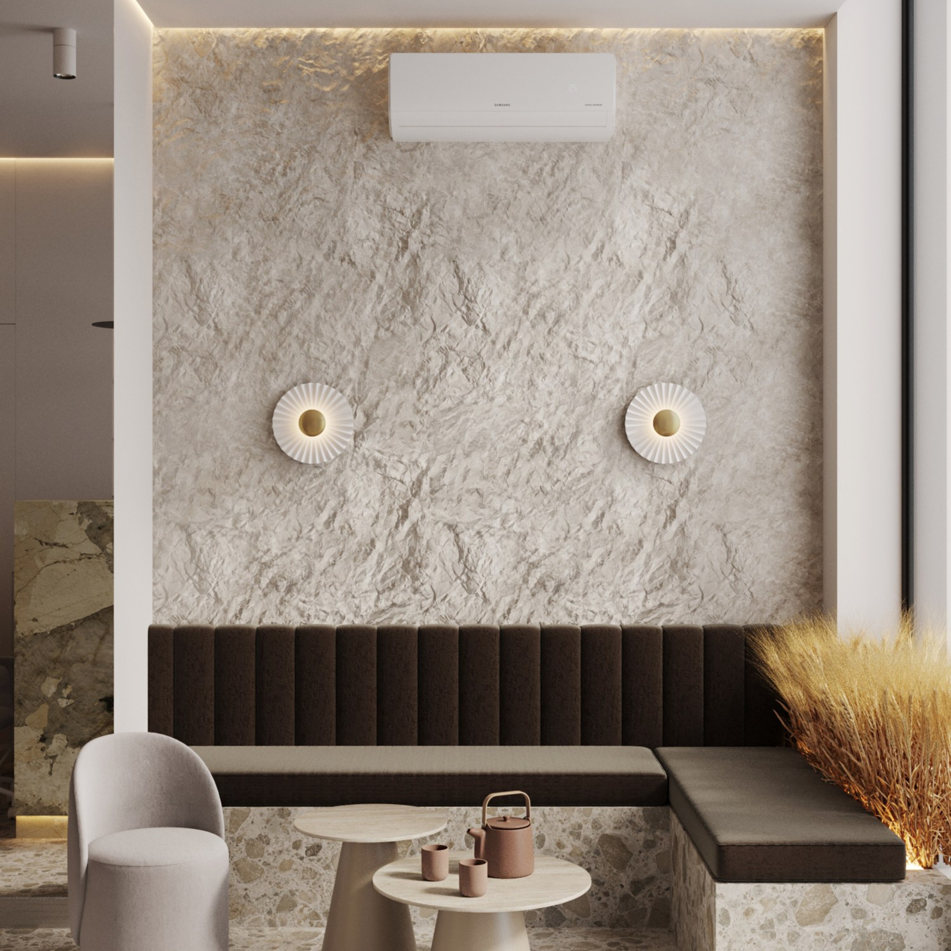 Салон красоты 125 м² // строительство. Дизайнер интерьера | kolchanova.dsgn