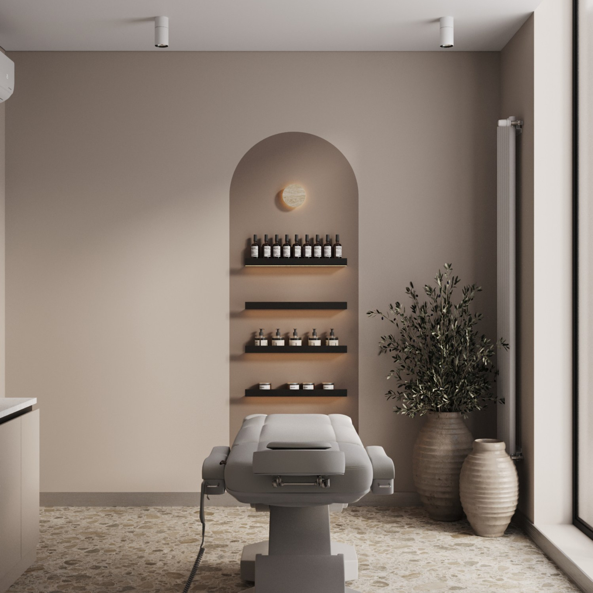 Салон красоты 125 м² // строительство. Дизайнер интерьера | kolchanova.dsgn