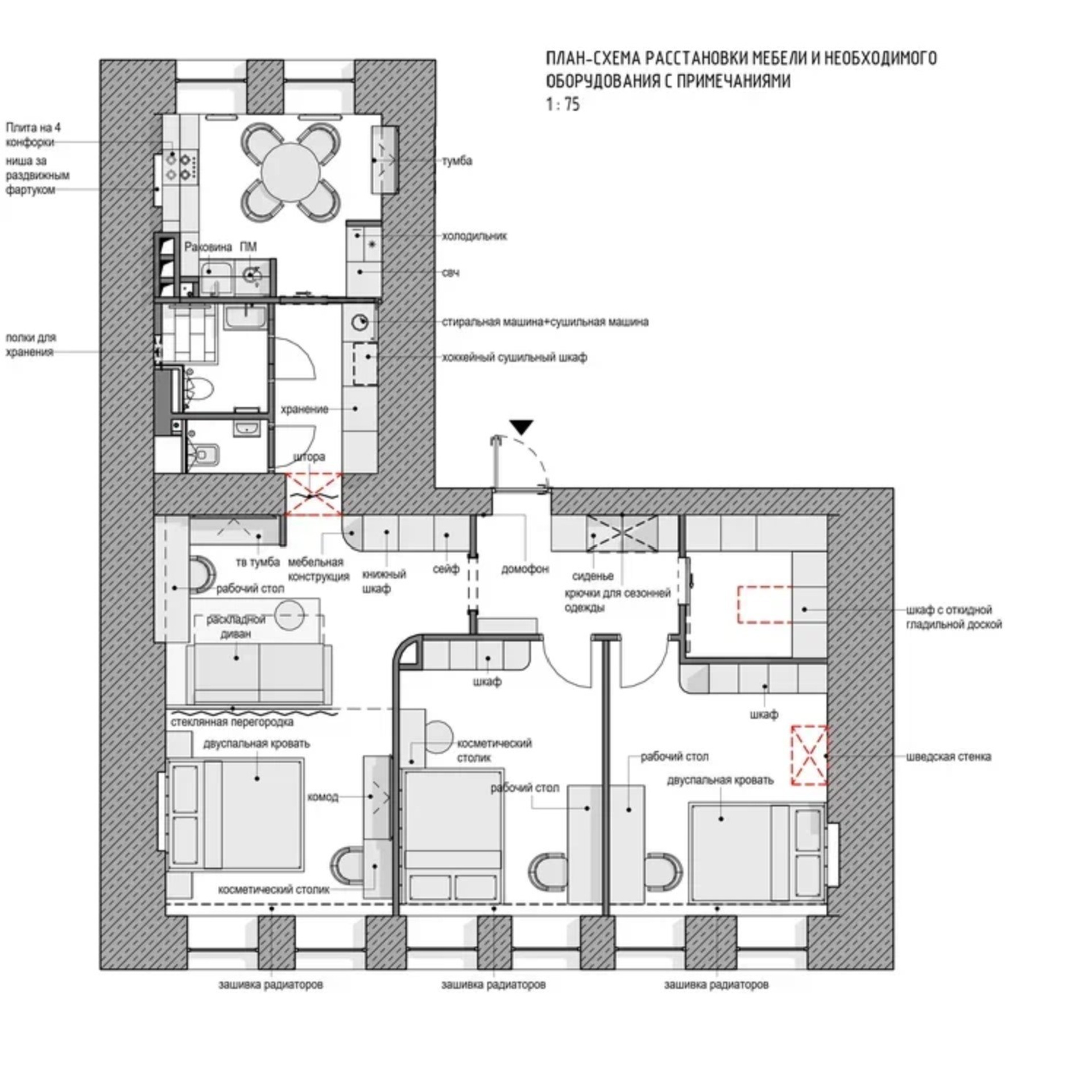 Старый фонд на Большом Сапсониевском // реализован. Дизайнер интерьера | kolchanova.dsgn