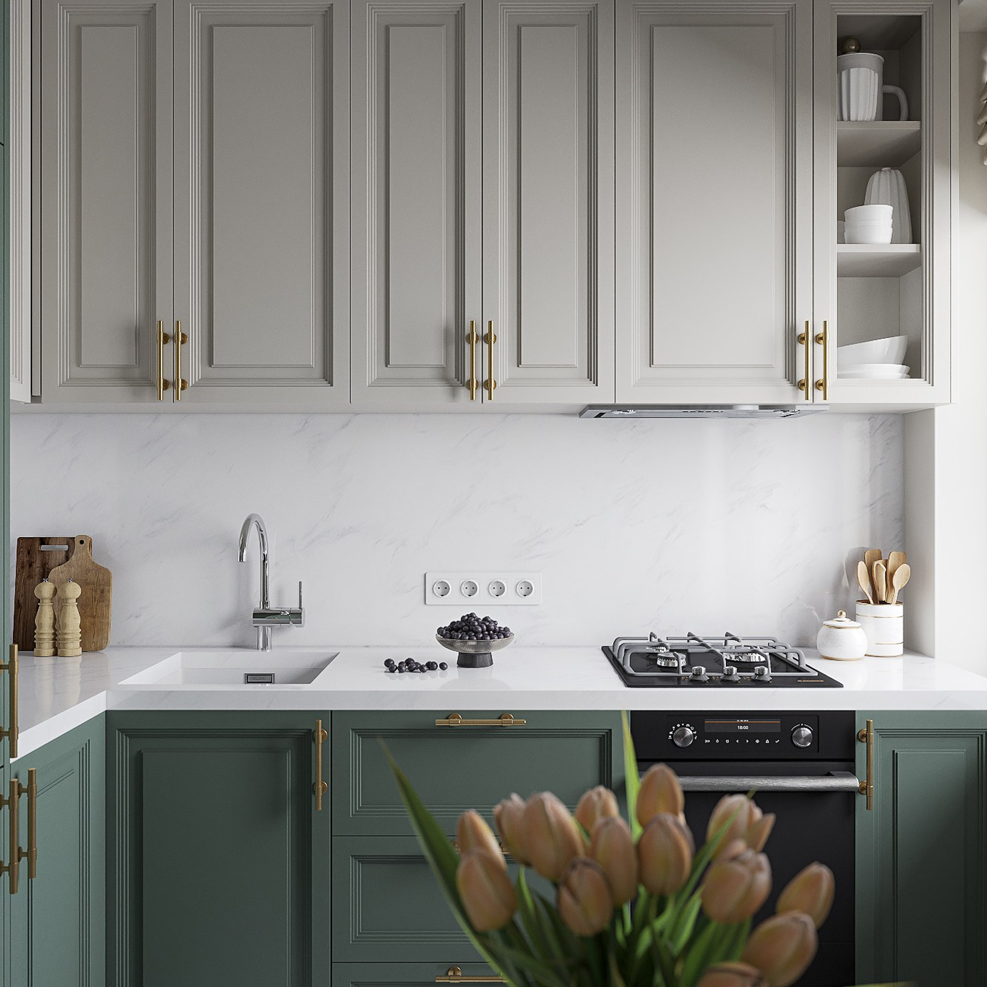 Яркая однокомнатная квартира