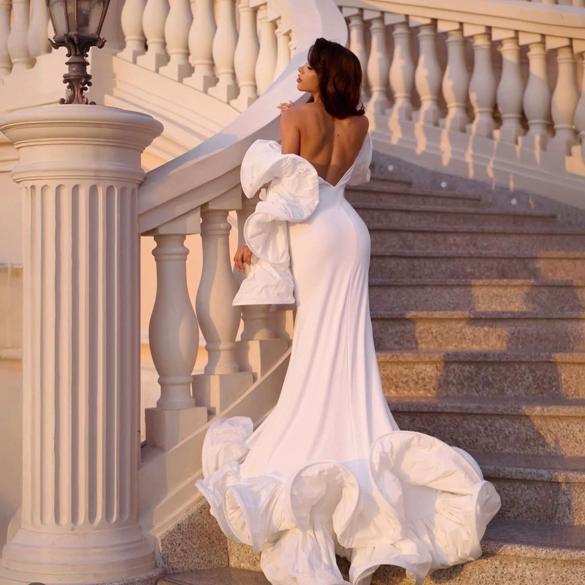 Платье белое