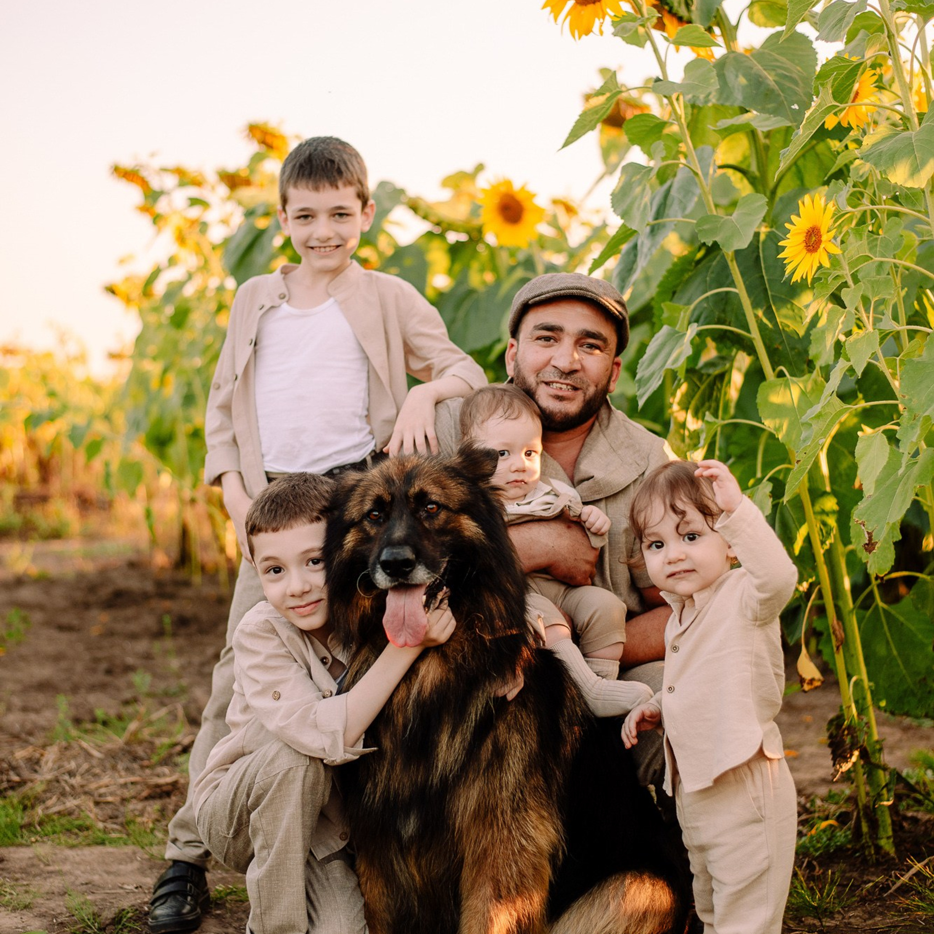 под летним солнышком