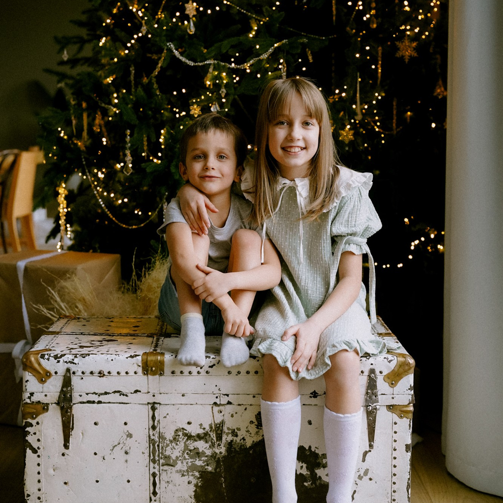 Новогодние семейные фото