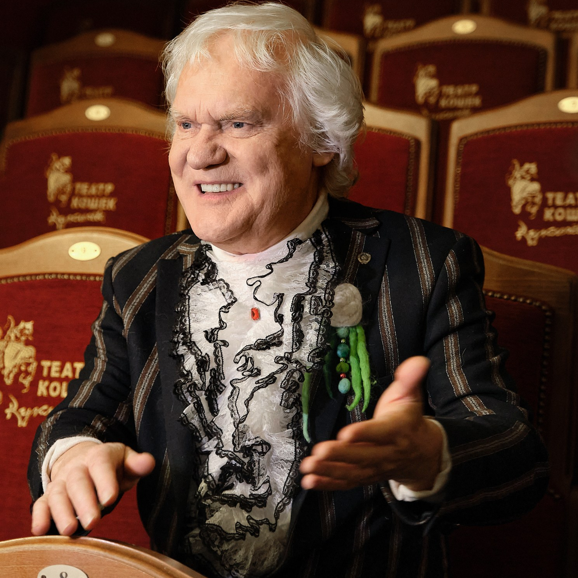 Пресс-конференция Ю.Куклачева в театре кошек