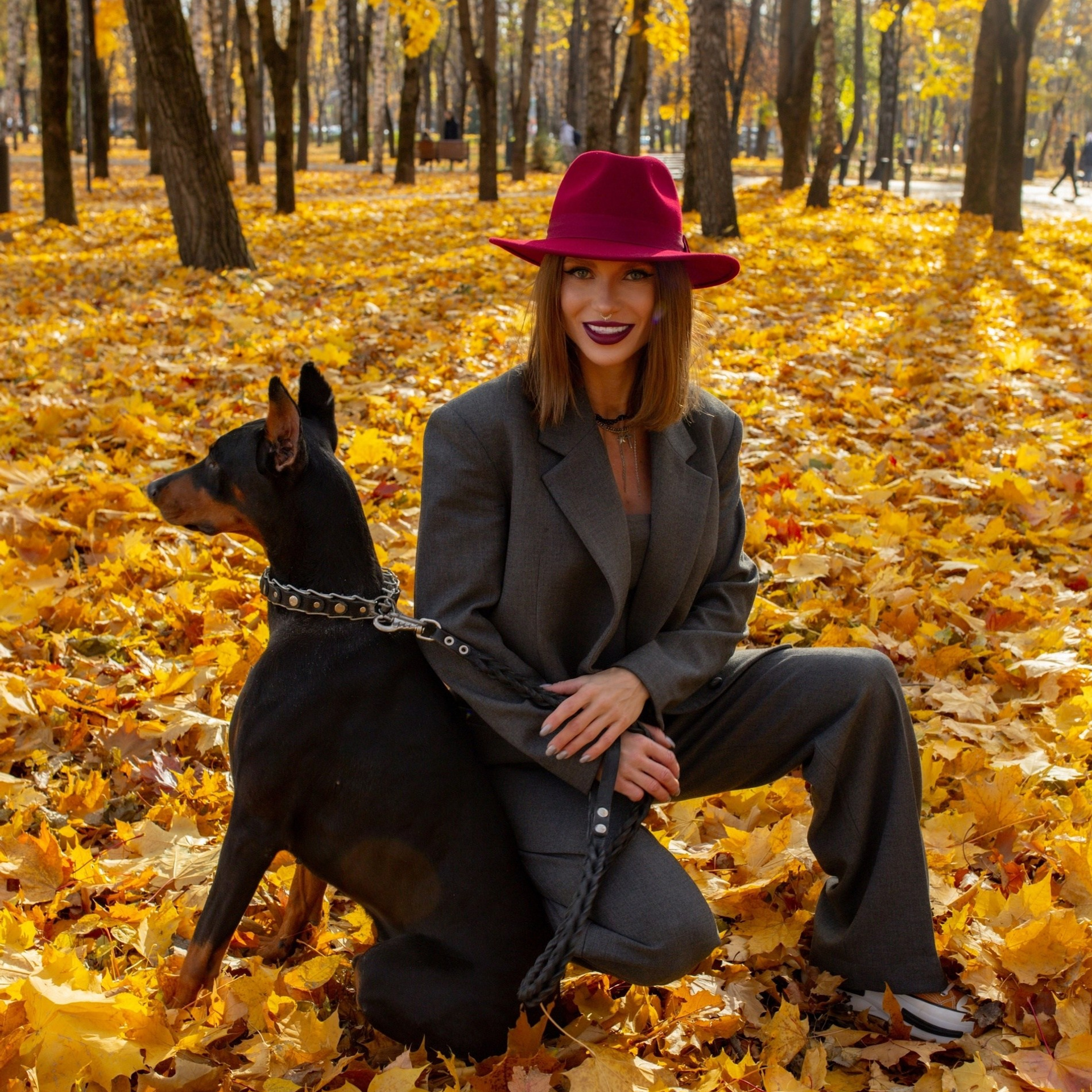 Фотопроект с Доберманом