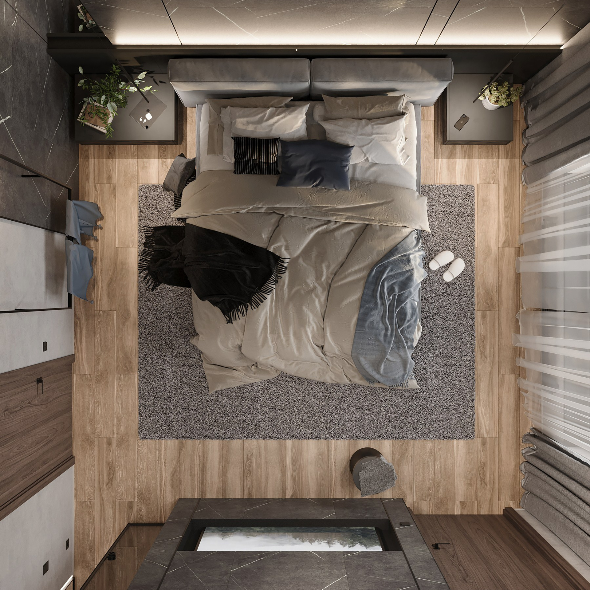 Мастер спальня (2 этаж)