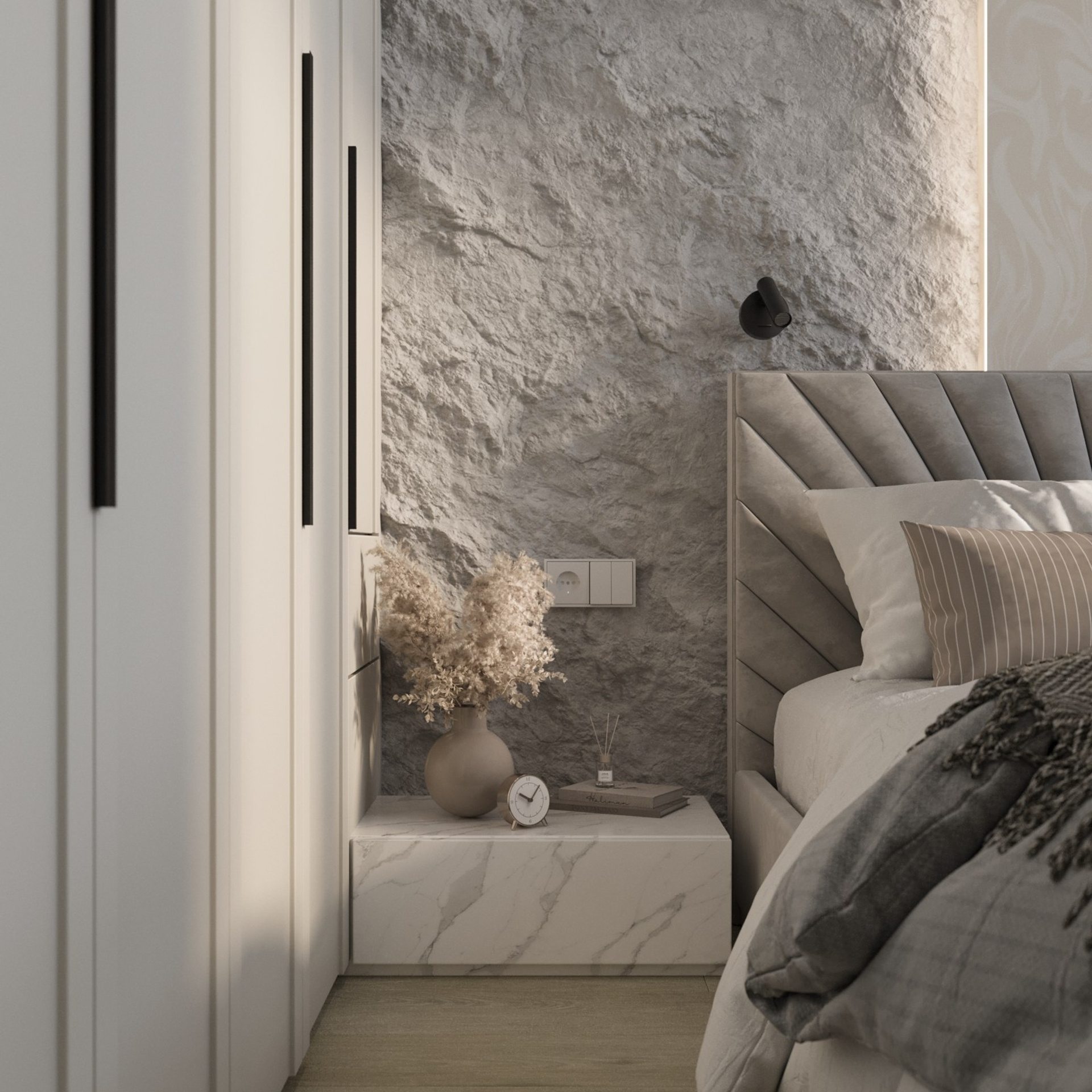 Спальня и гардероб