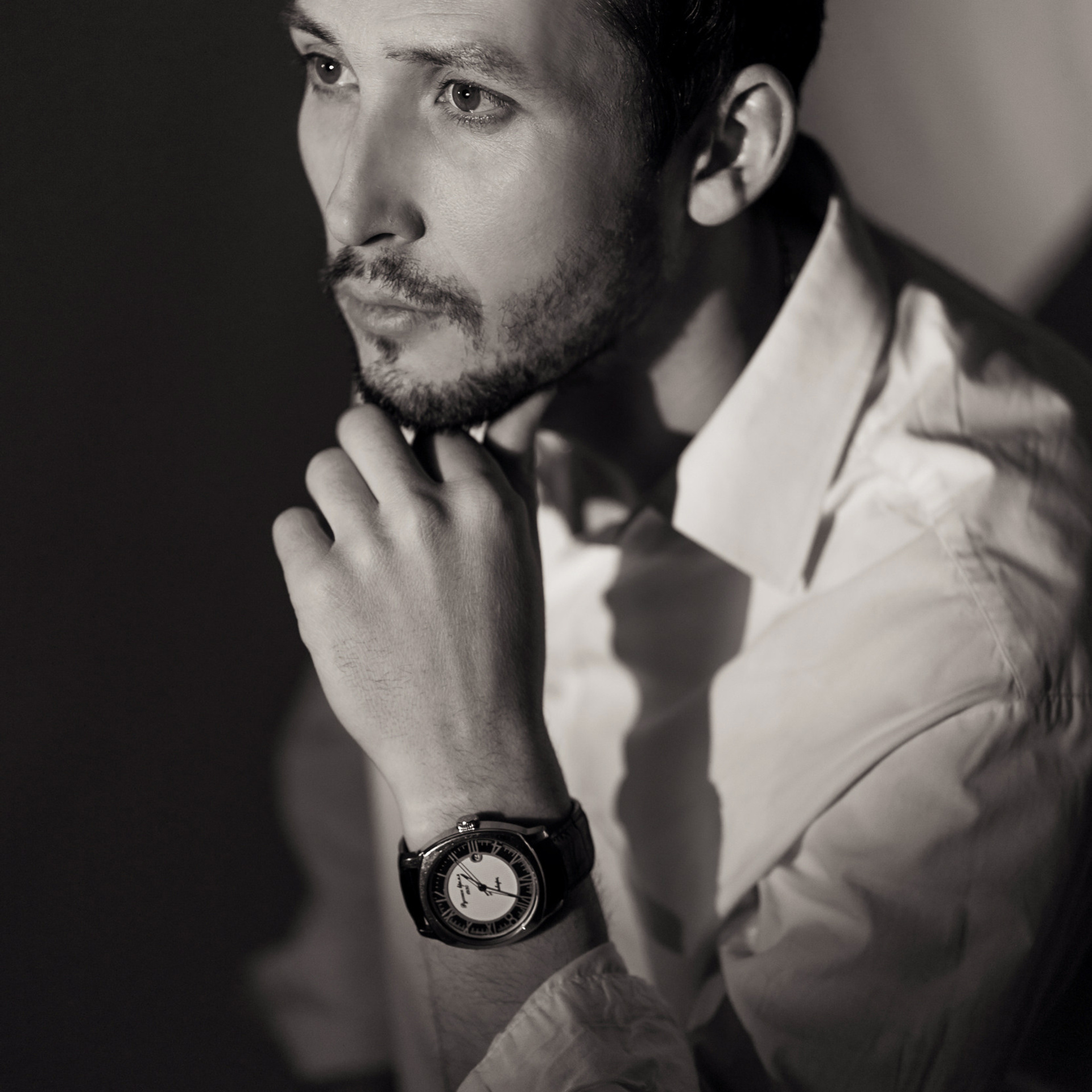Мужская съемка в чб