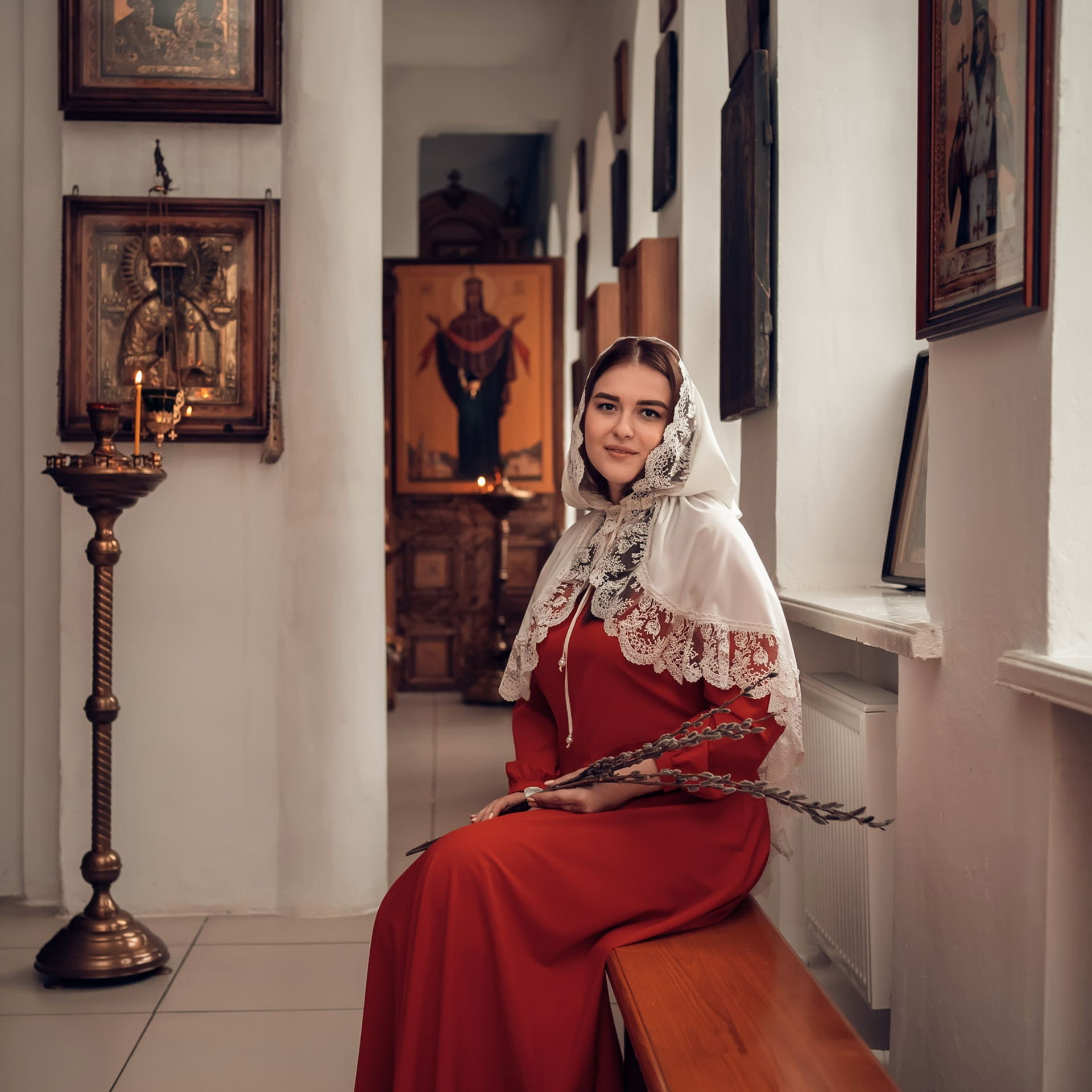 Семейная фотоистория в Свято-Успенском монастыре г. Новомосковск