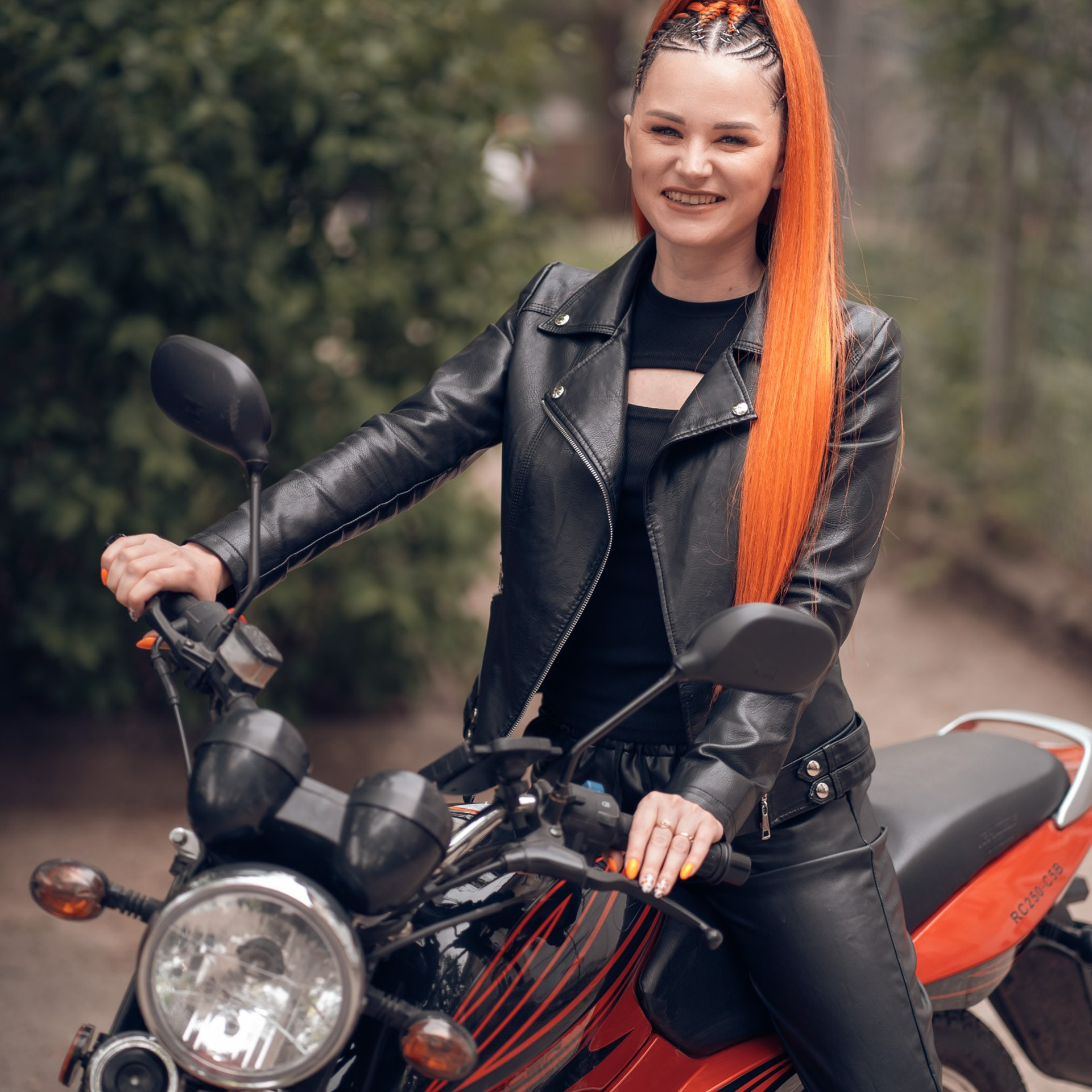 Фотоистория мотогонщицы