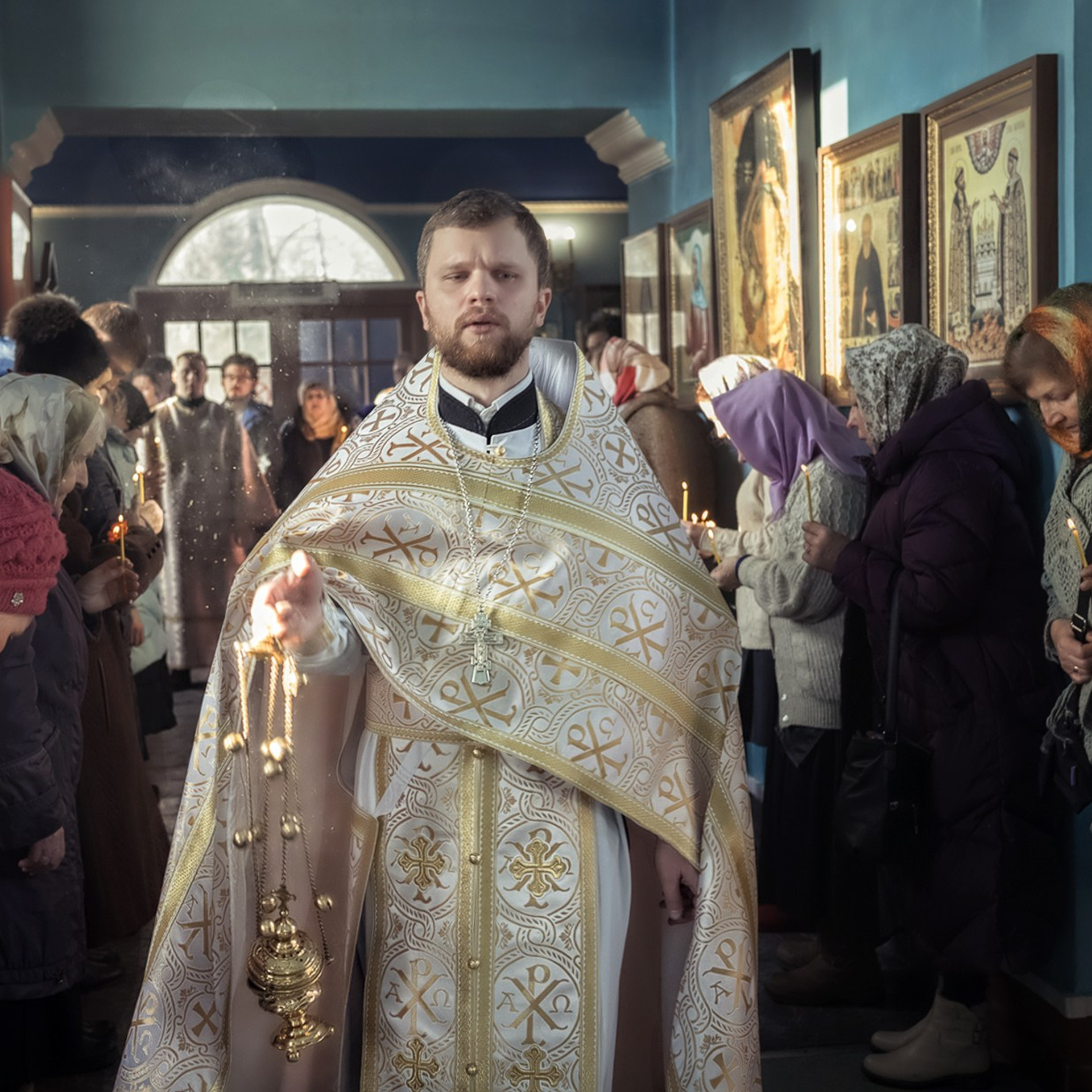 Крещенский сочельник в храме Всех Святых г. Новомосковск Тульская область