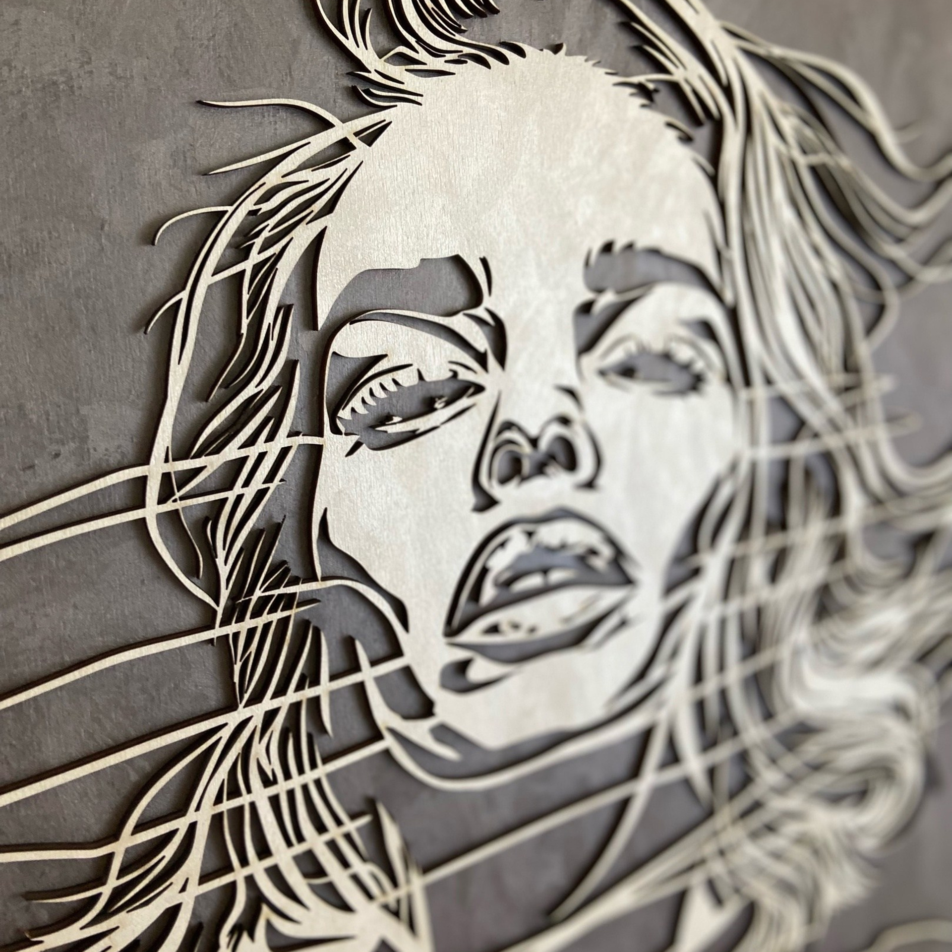 Панно картина на стену Штрихи. Арт-объекты для стен. Авторские картины, панно, часы и портреты по фото