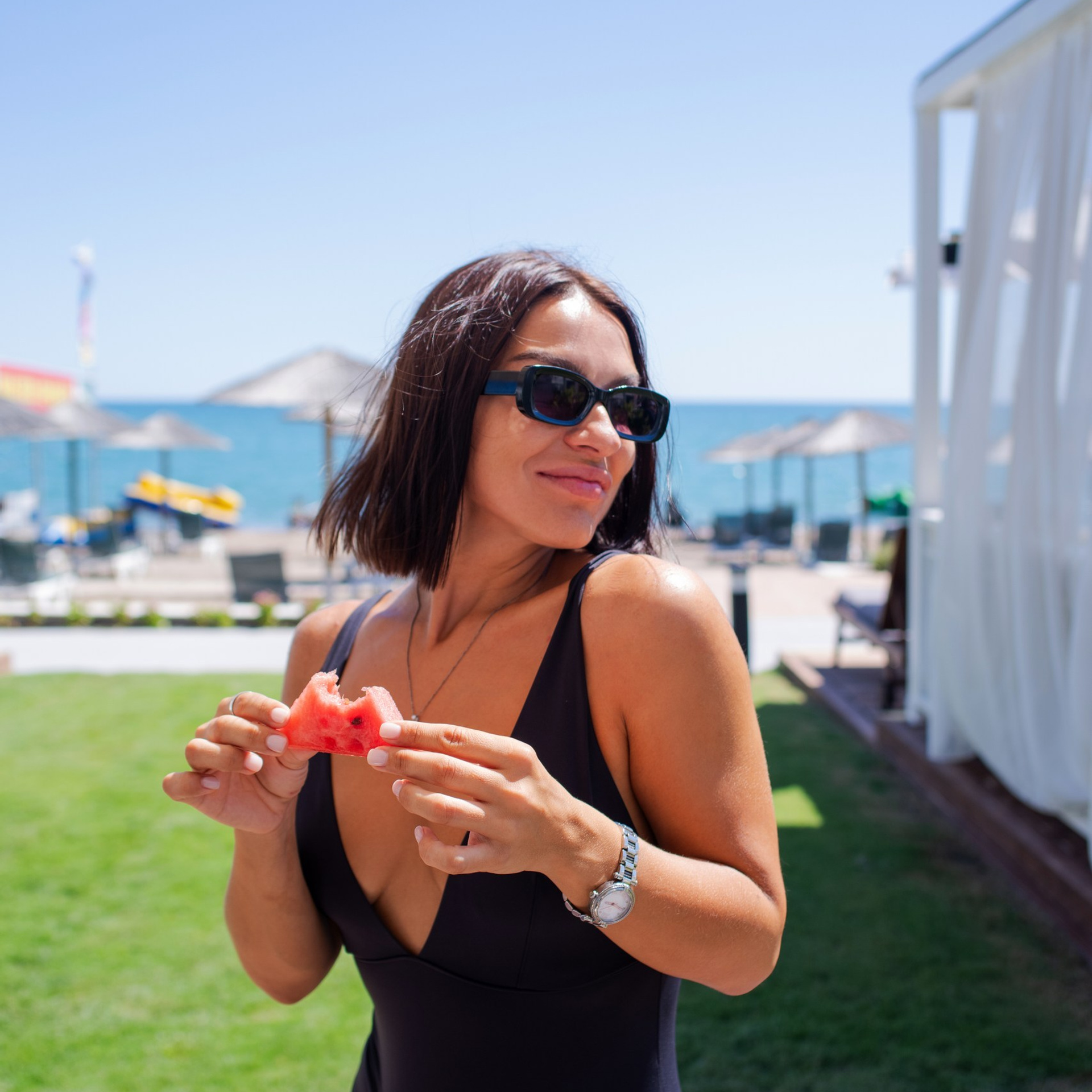 Съёмка на пляже