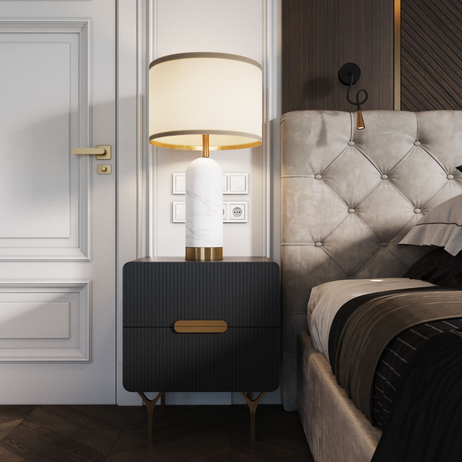 «Мастер блок» в загородном доме. Дизайнер интерьера Санкт-Петербург I Дегтярева Елизавета