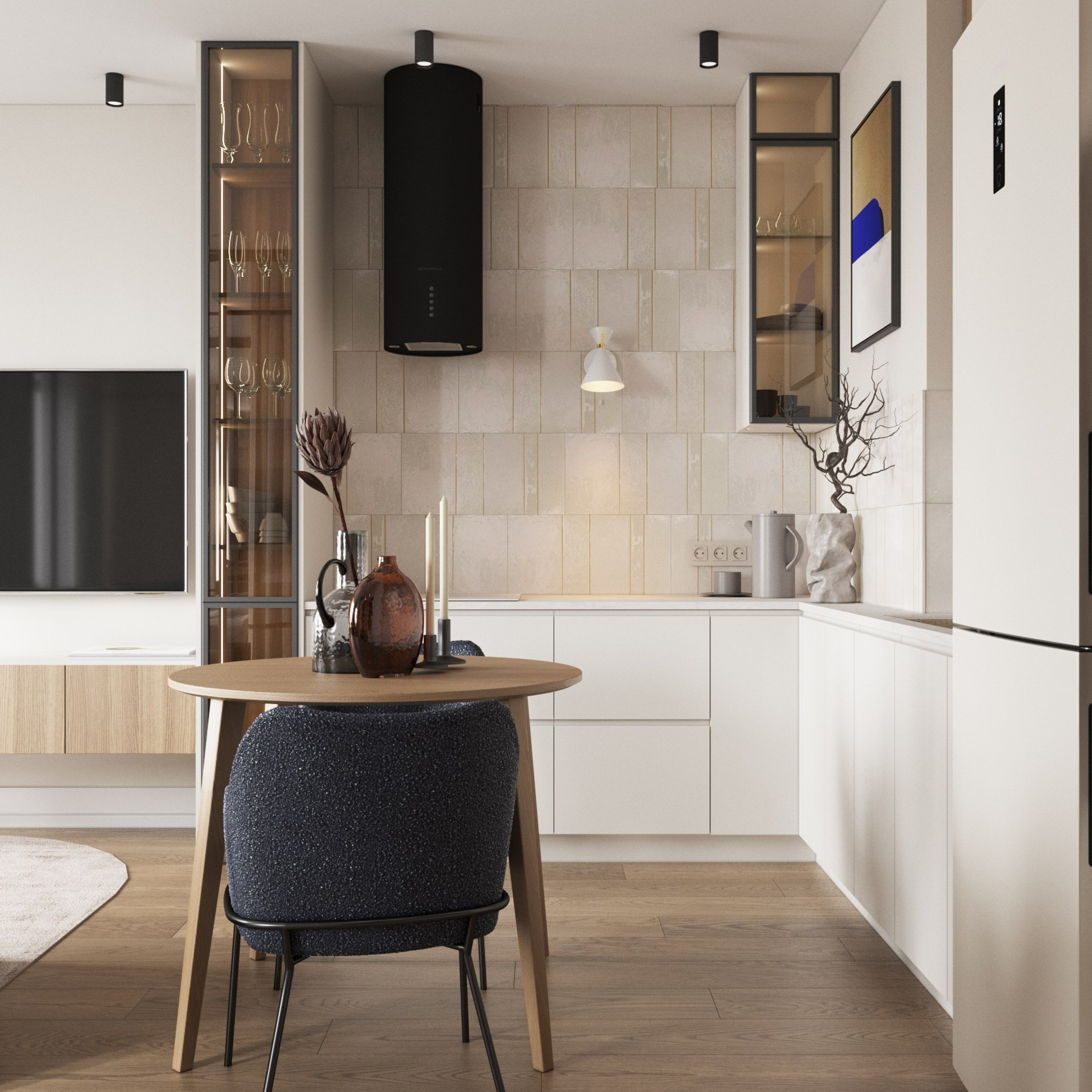 Компактная квартира для двоих. Дизайнер интерьера Санкт-Петербург I Дегтярева Елизавета