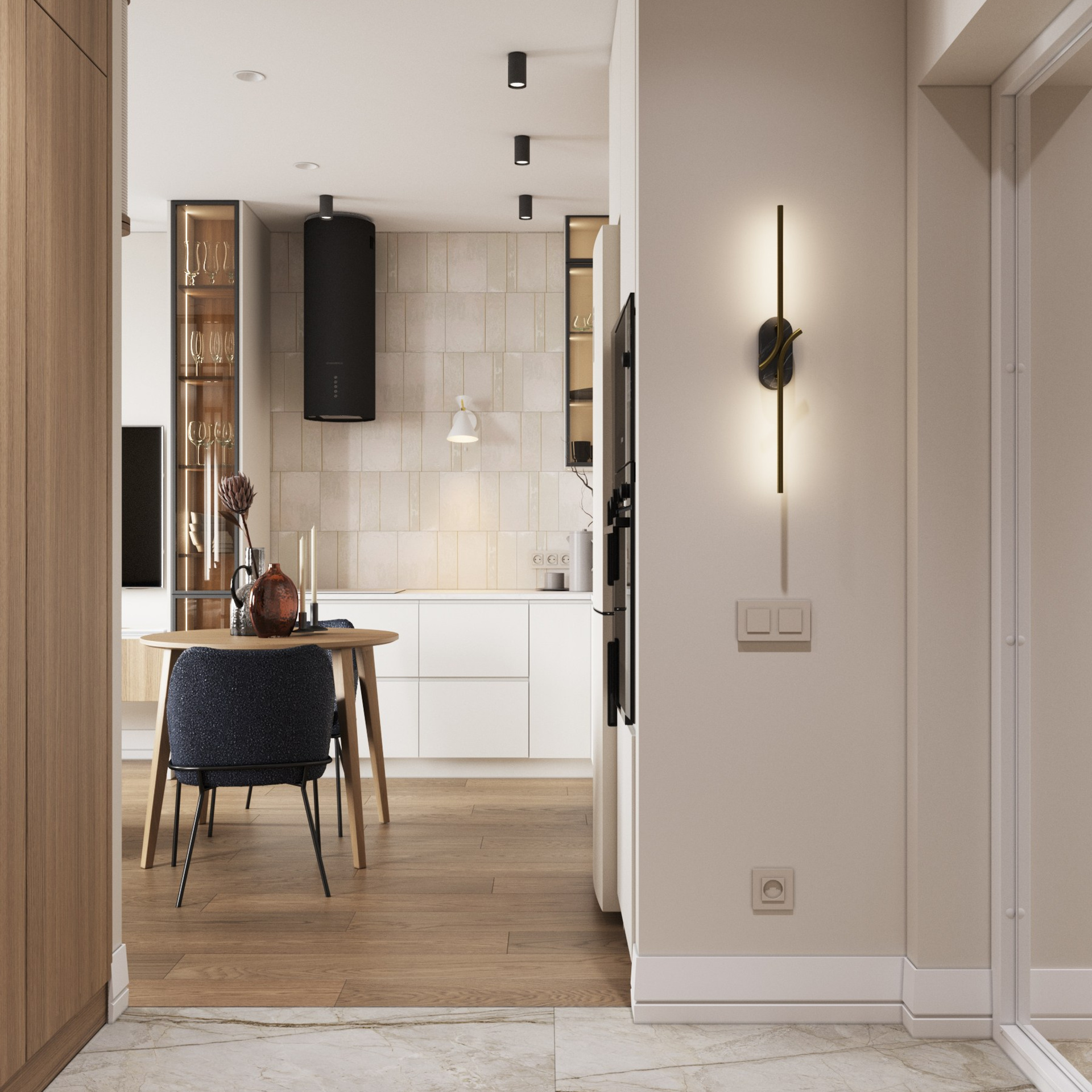 Компактная квартира для двоих. Дизайнер интерьера Санкт-Петербург I Дегтярева Елизавета