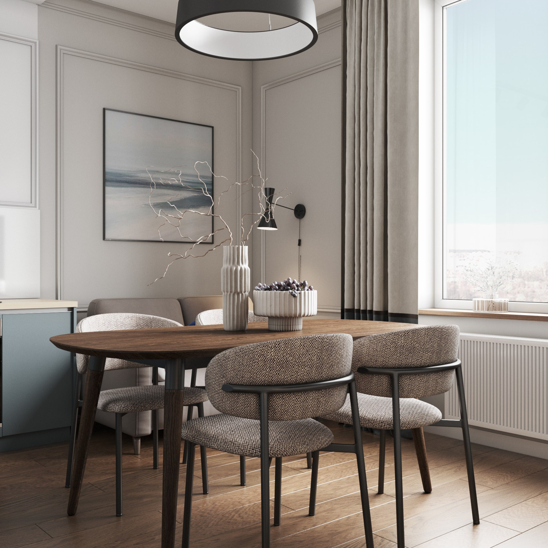 Квартира на Коменданском. Дизайнер интерьера Санкт-Петербург I Дегтярева Елизавета