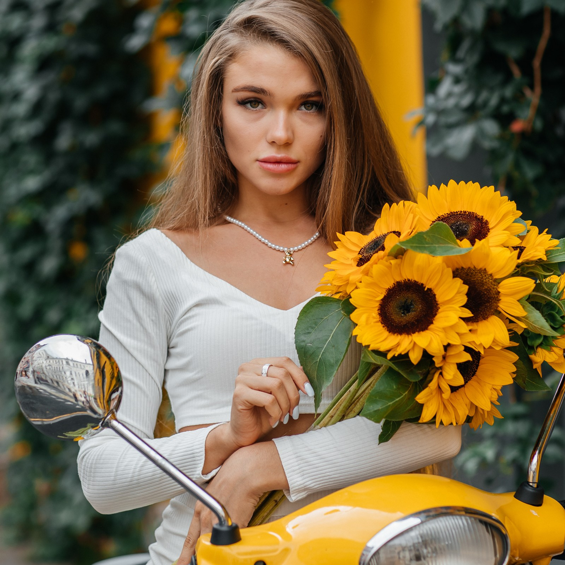 фотопрогулка с мопедом