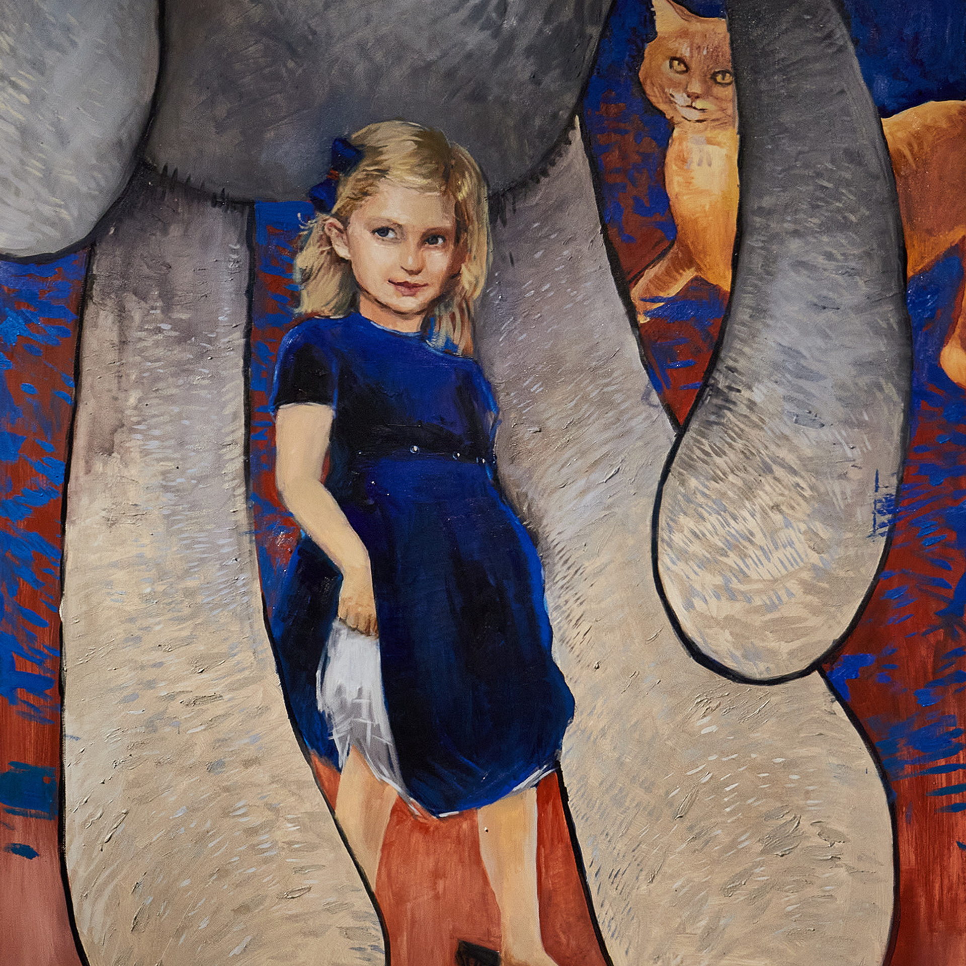 Детские миры -100х150см, холст, масло, Заказать портрет, портрет в подарок, портрет маслом, Живопись маслом, новые работы Сергея Ратчина, живопись, современное искусство, работы художника, купить холсты известного автора, известный художник, лучший пейзажист,  