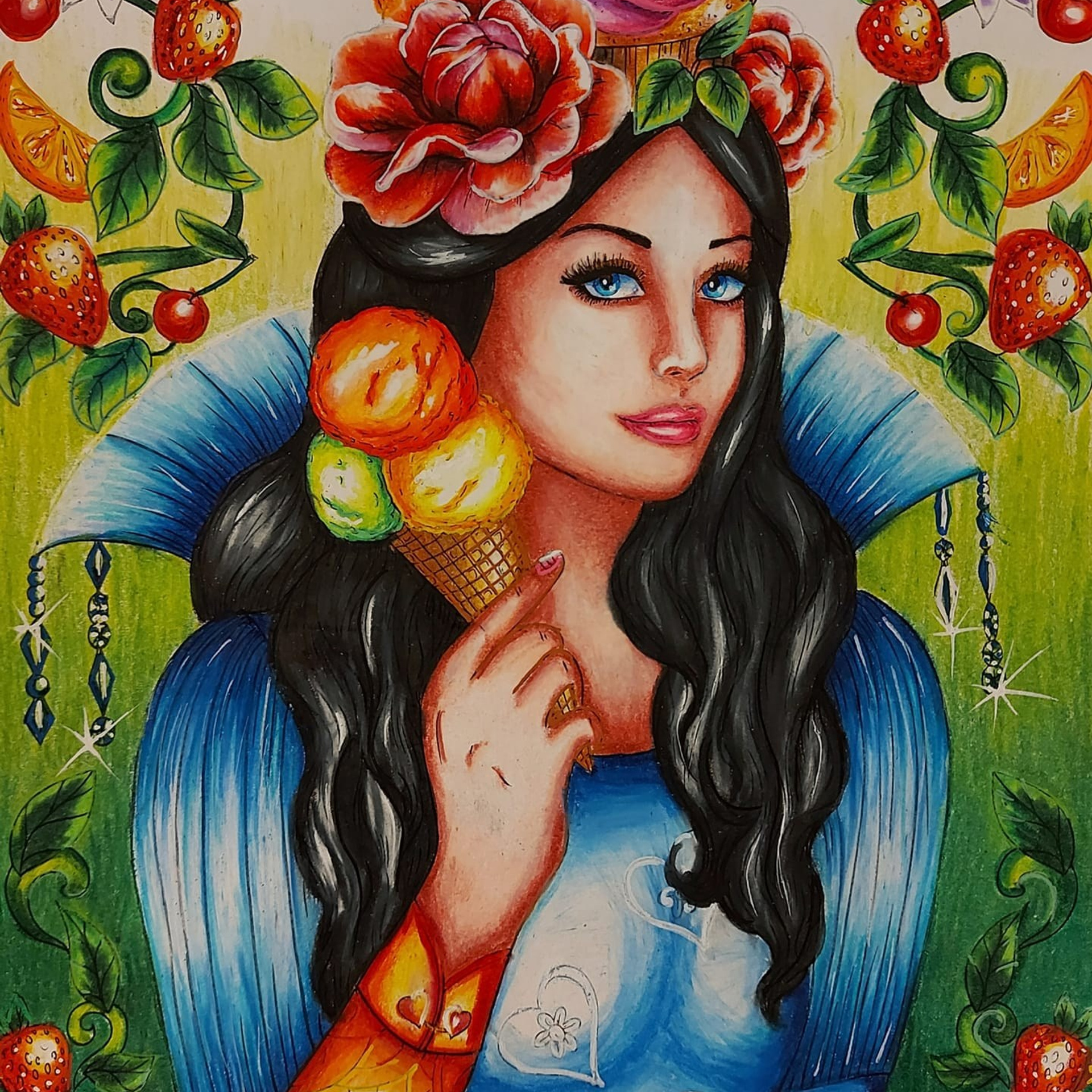 Sweet Dreams А5. Раскраски Алёны Лазаревой