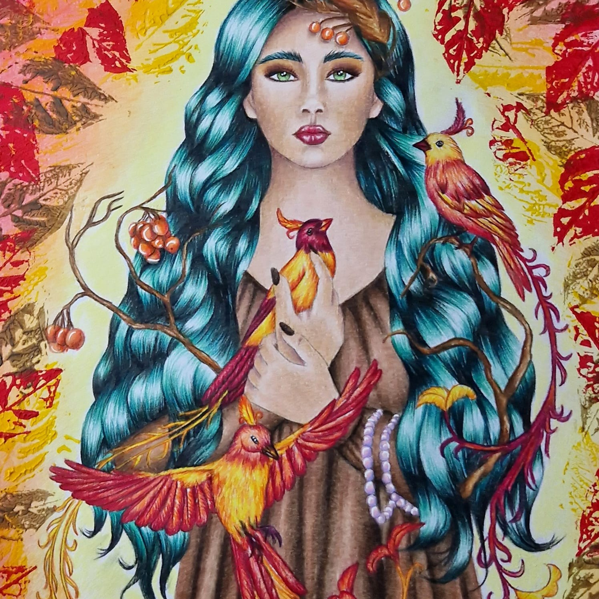 Авторская раскраска Алёны Лазаревой Mystical Worlds. Раскраски Алёны Лазаревой