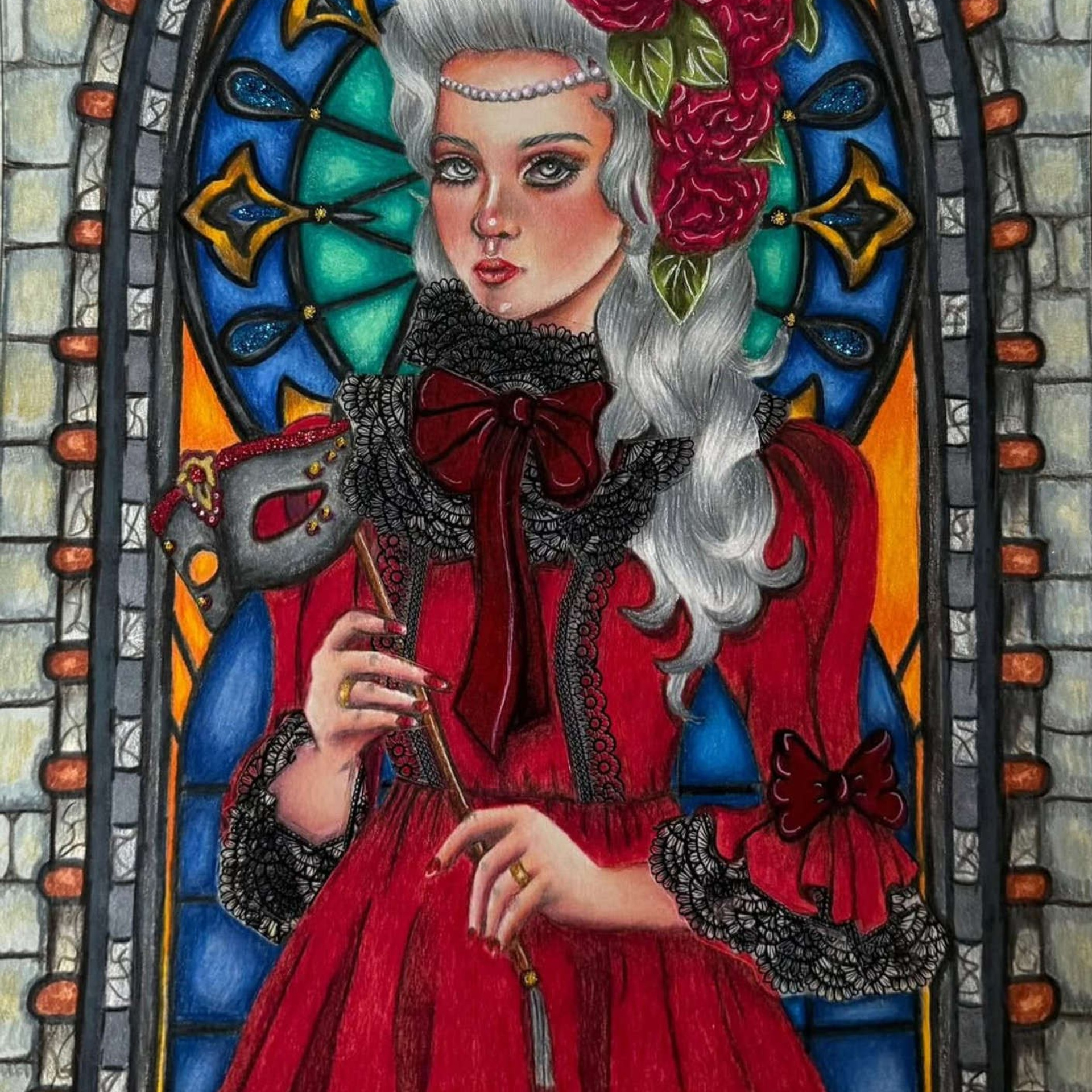 Авторская раскраска Маскарад. Раскраски Алёны Лазаревой