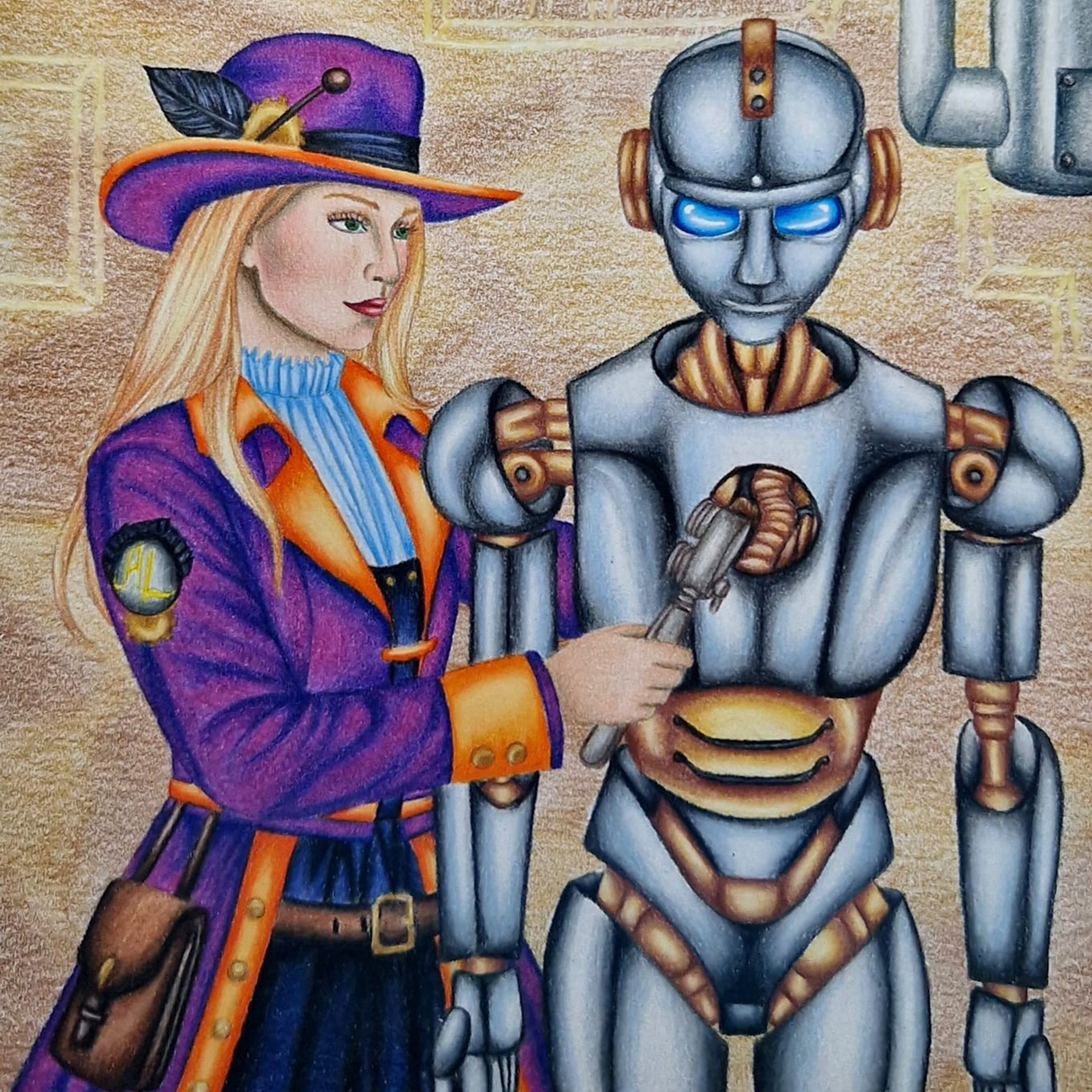 Steampunk. Раскраски Алёны Лазаревой