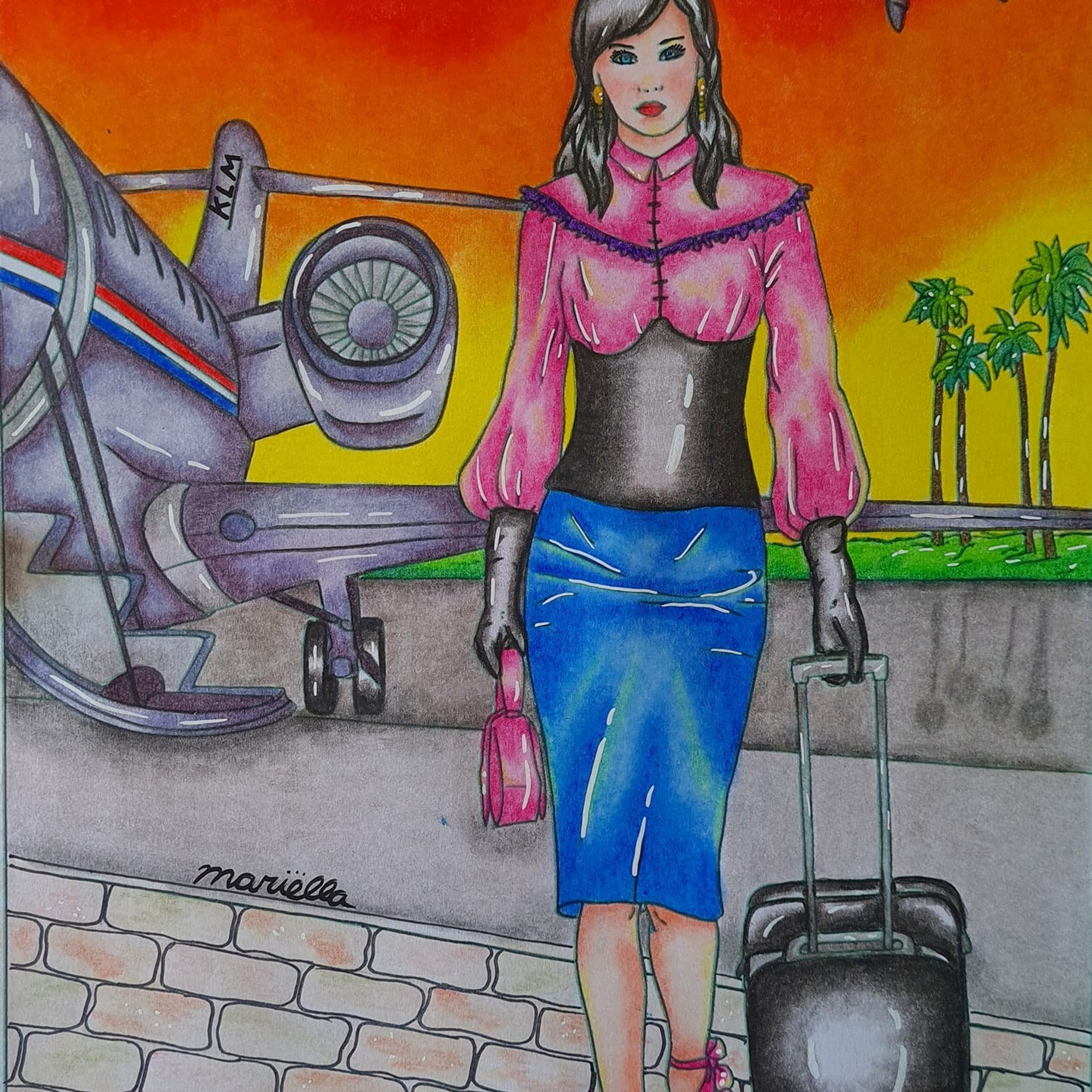 Fashion раскраска Алёны Лазаревой. Раскраски Алёны Лазаревой