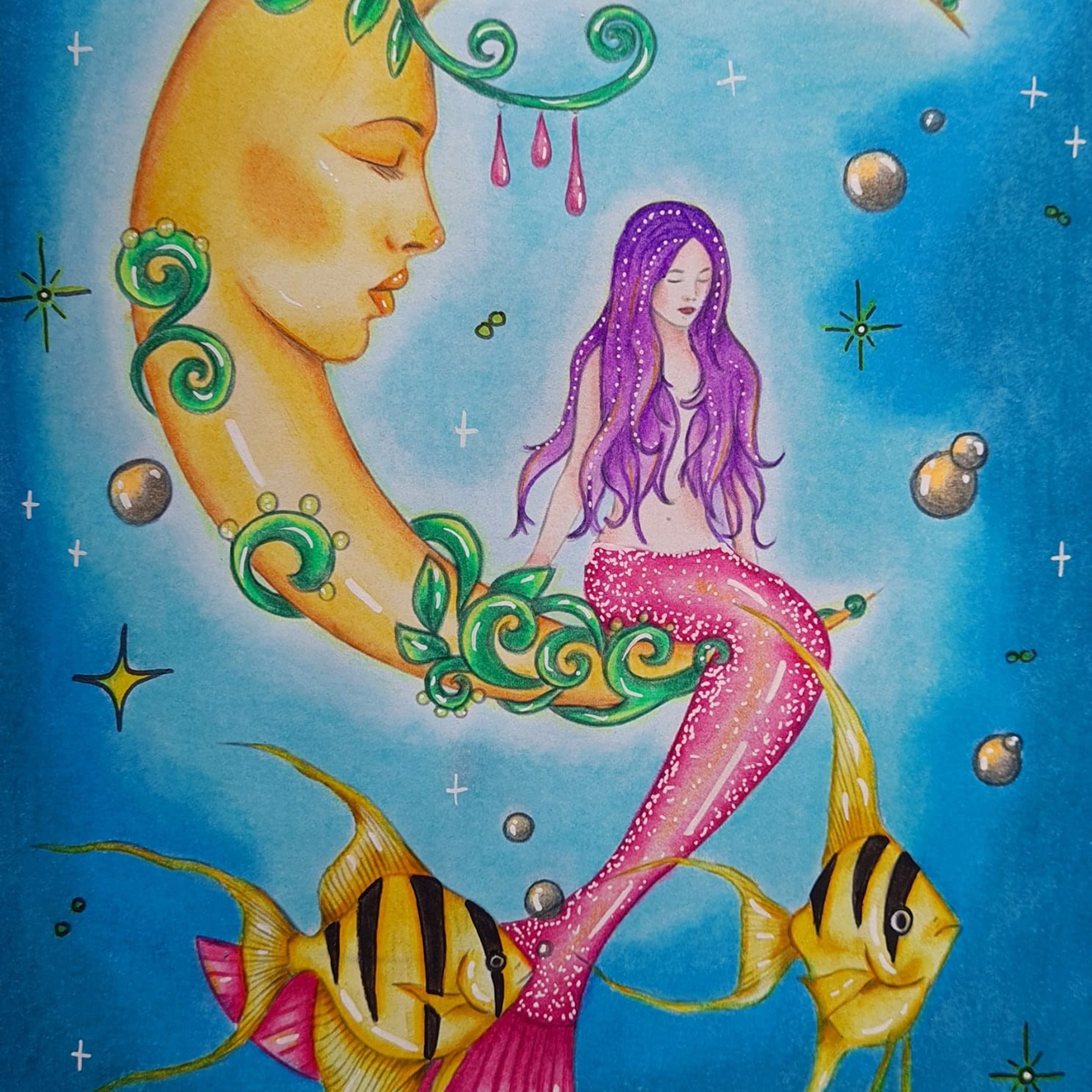 Dreams Авторская раскраска Алёны Лазаревой. Раскраски Алёны Лазаревой