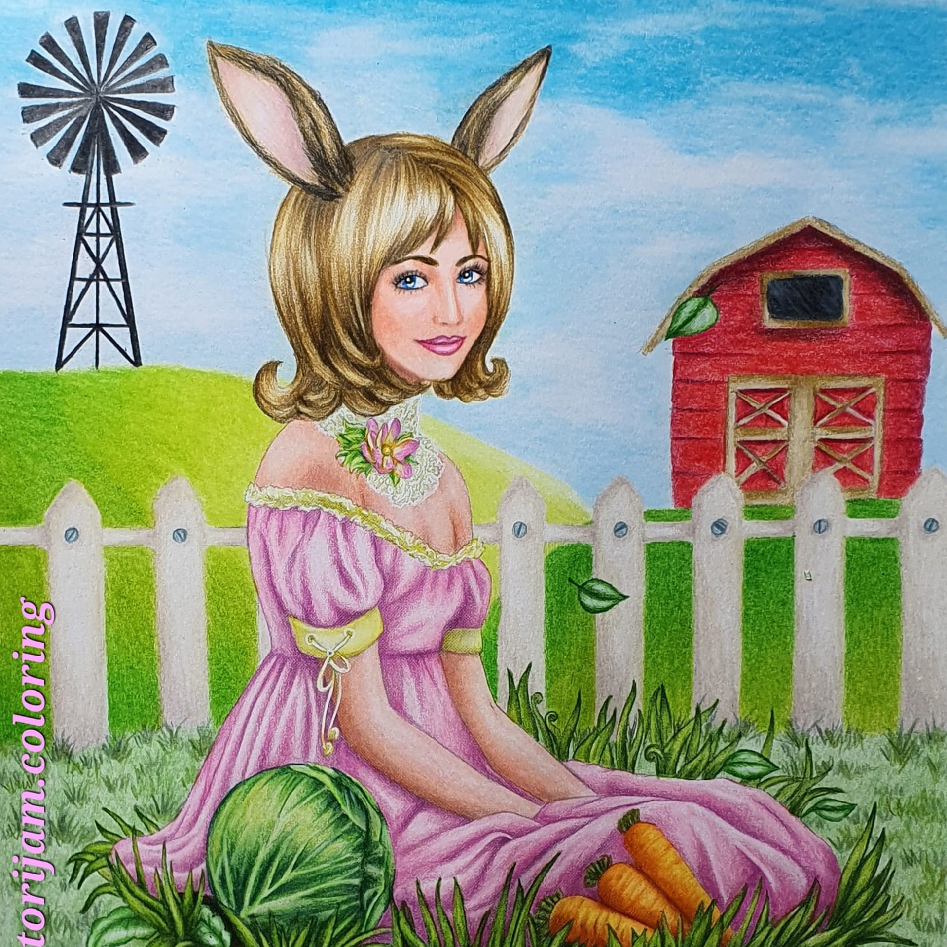 Альбом — раскраска авторская. Ladies of Nature. Grayscale. Раскраски Алёны Лазаревой