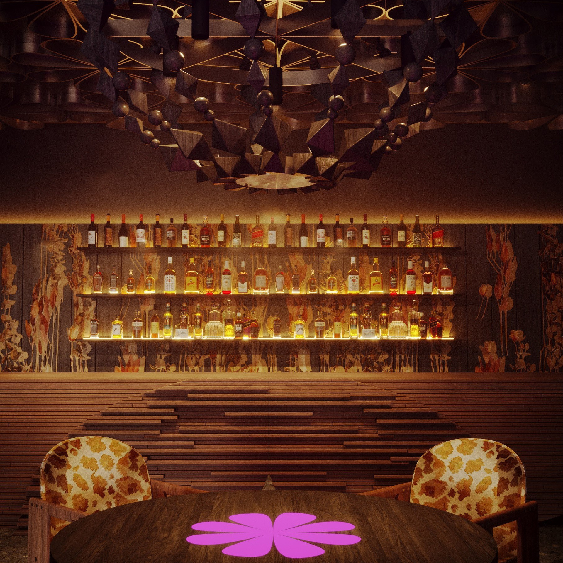 Цветущий ресторан