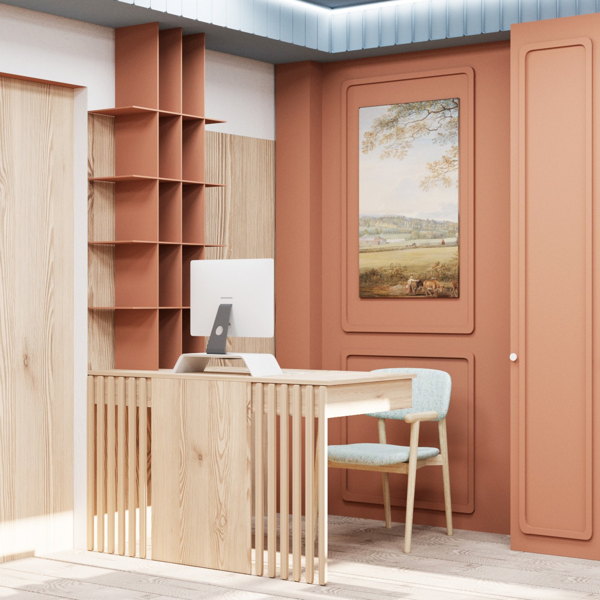 Зал редких книг библиотеки КубГУ. Студенческий проект, 2023 г