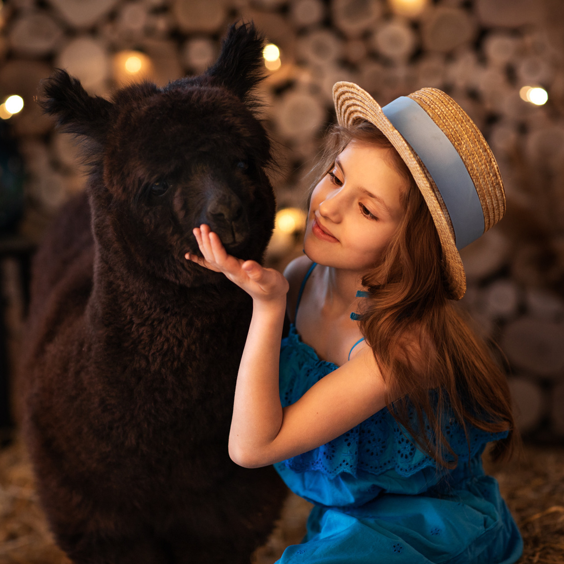 С альпакой