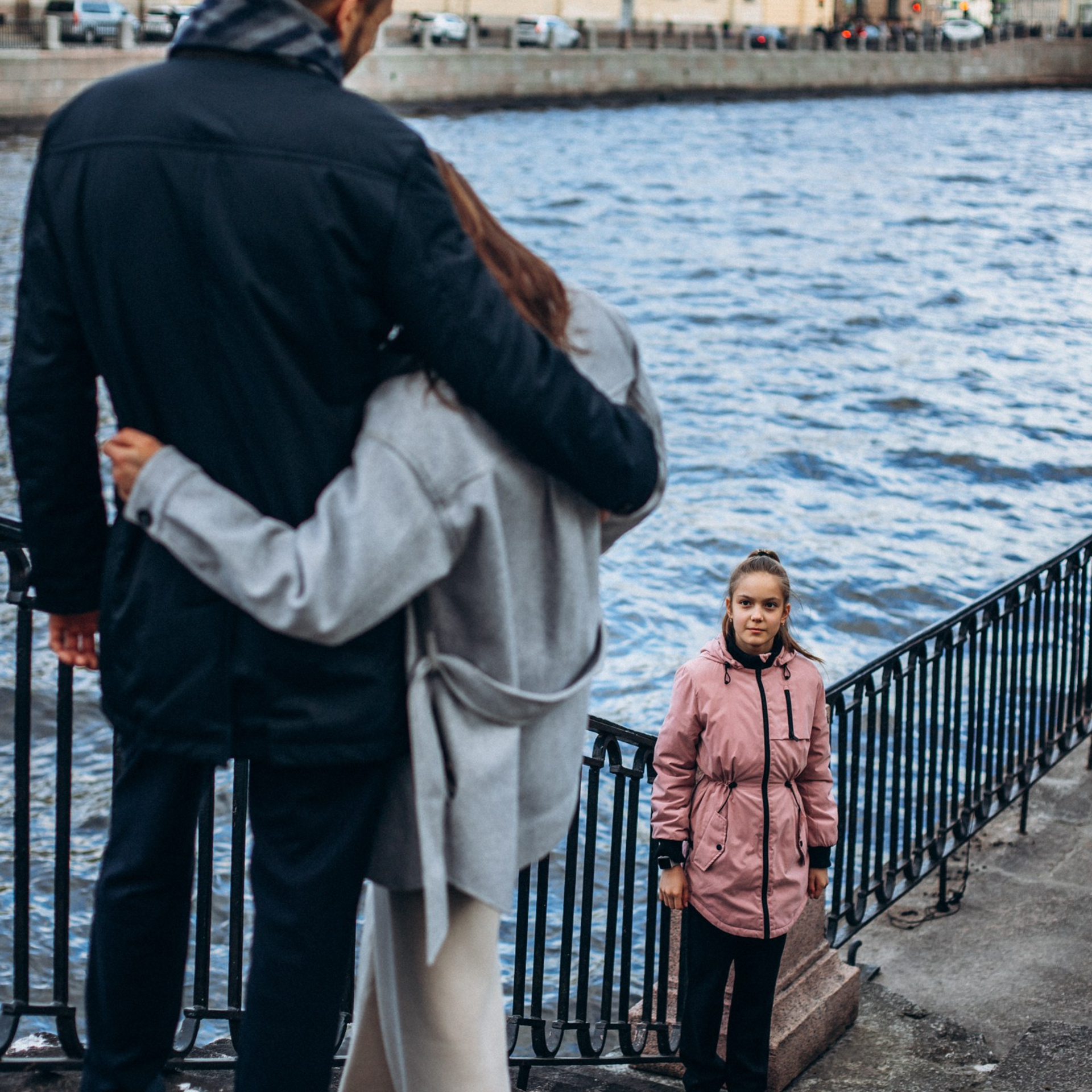 Аделина с семьей в мае