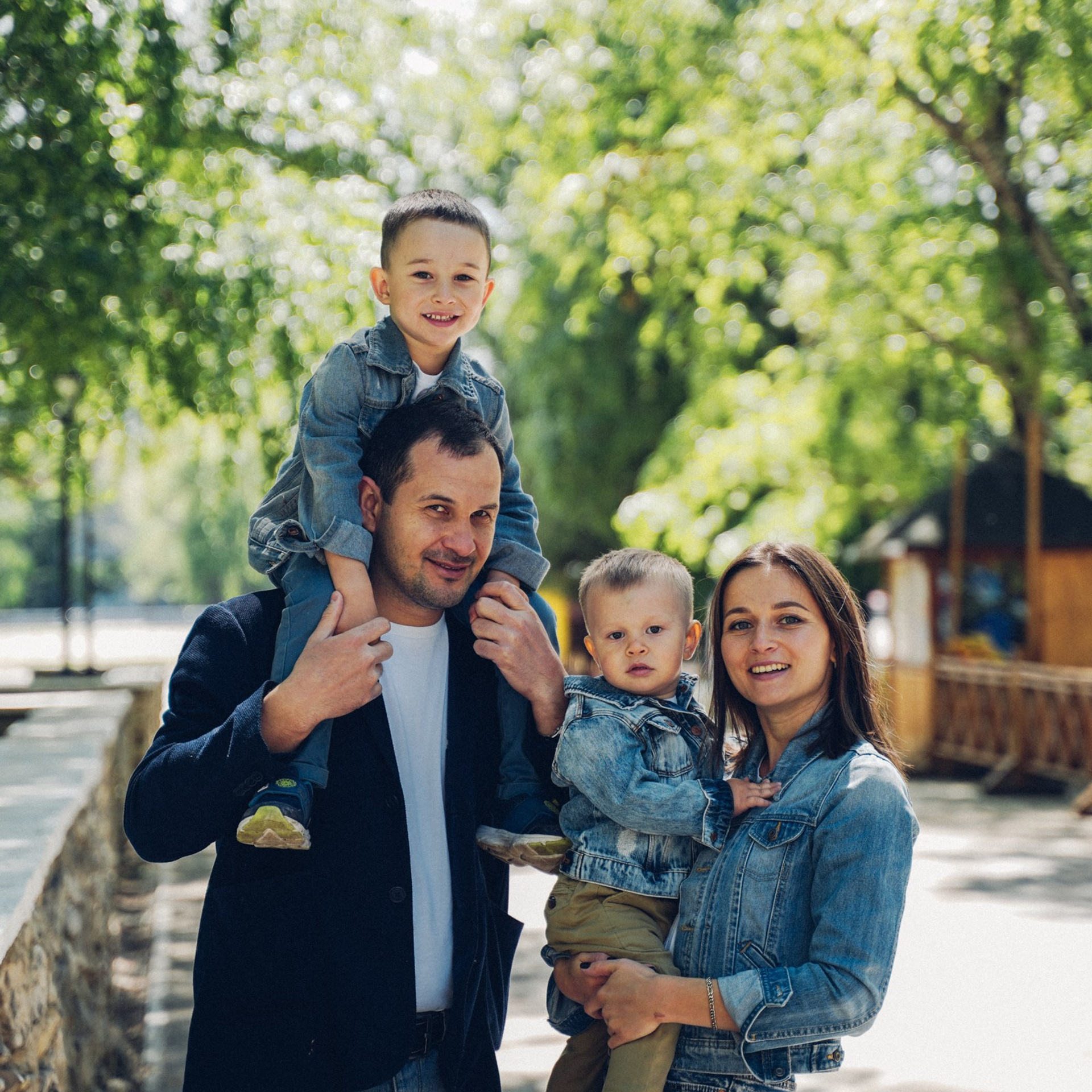 Фотосессия в парке.