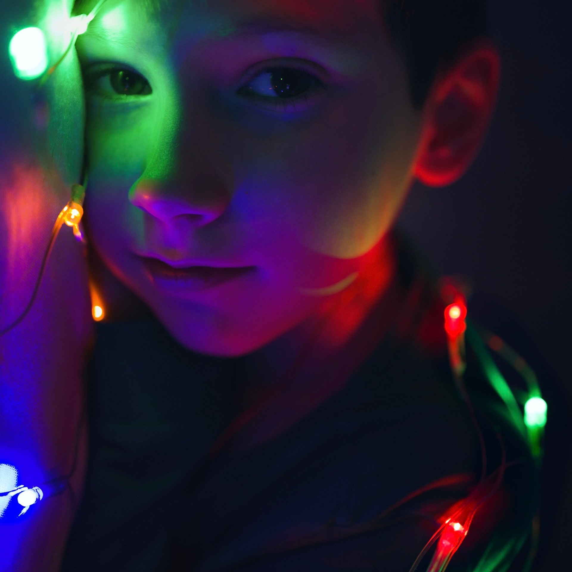 Съёмка с цветным светом