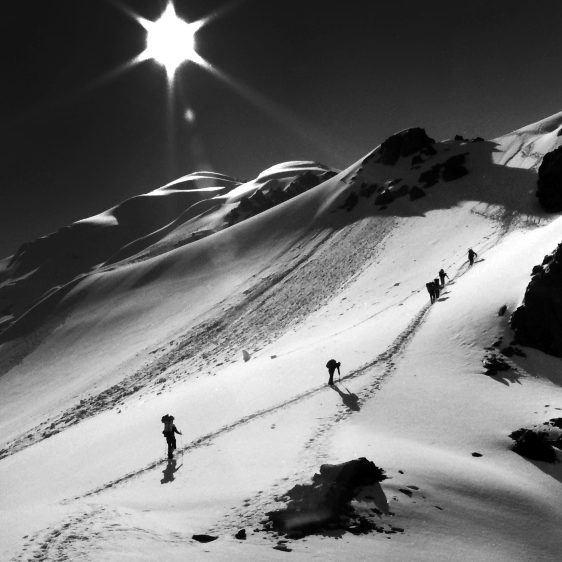 Восхождение на пик Ленина 7134 м. 1987 год.