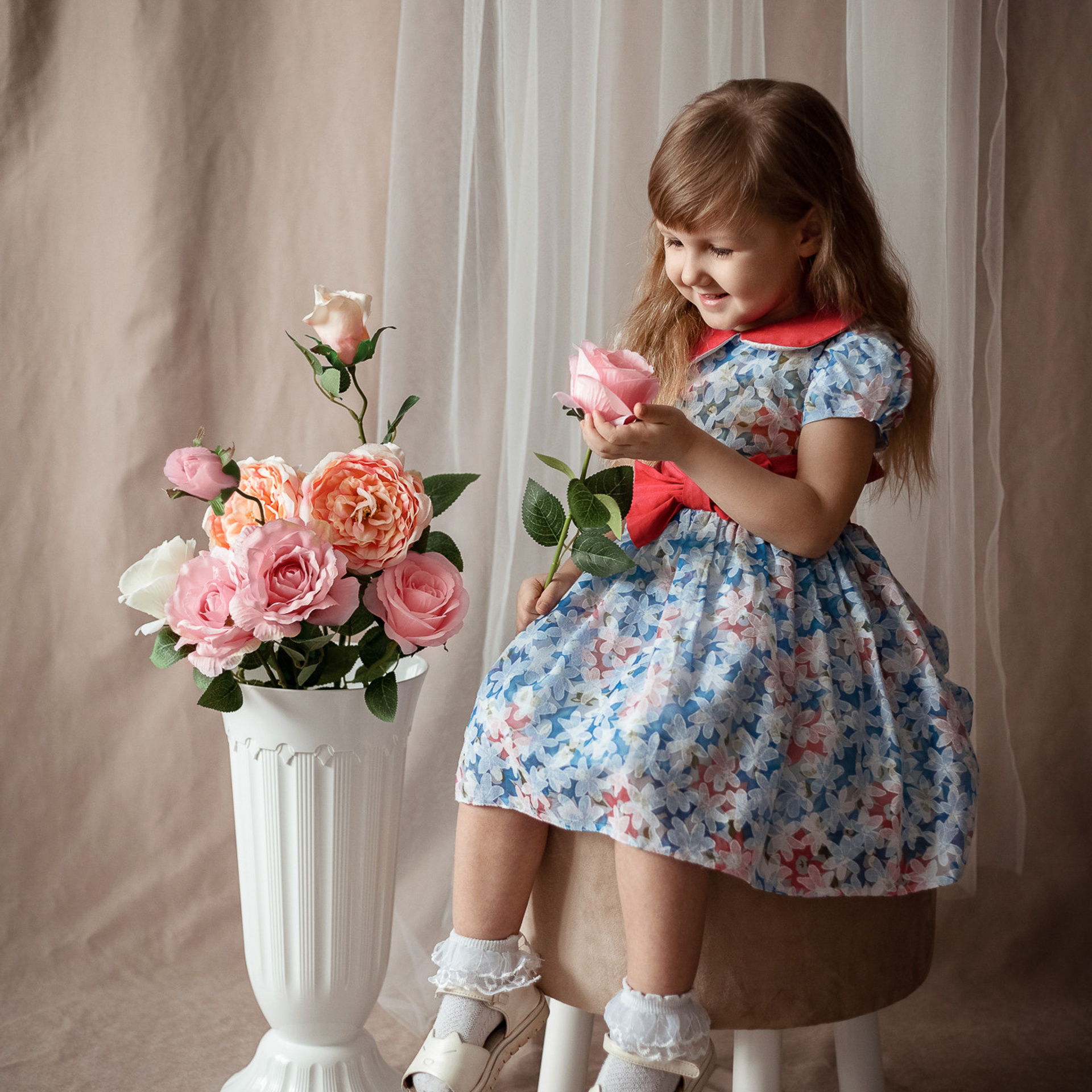 Вероника в моей студии. Весна 2023