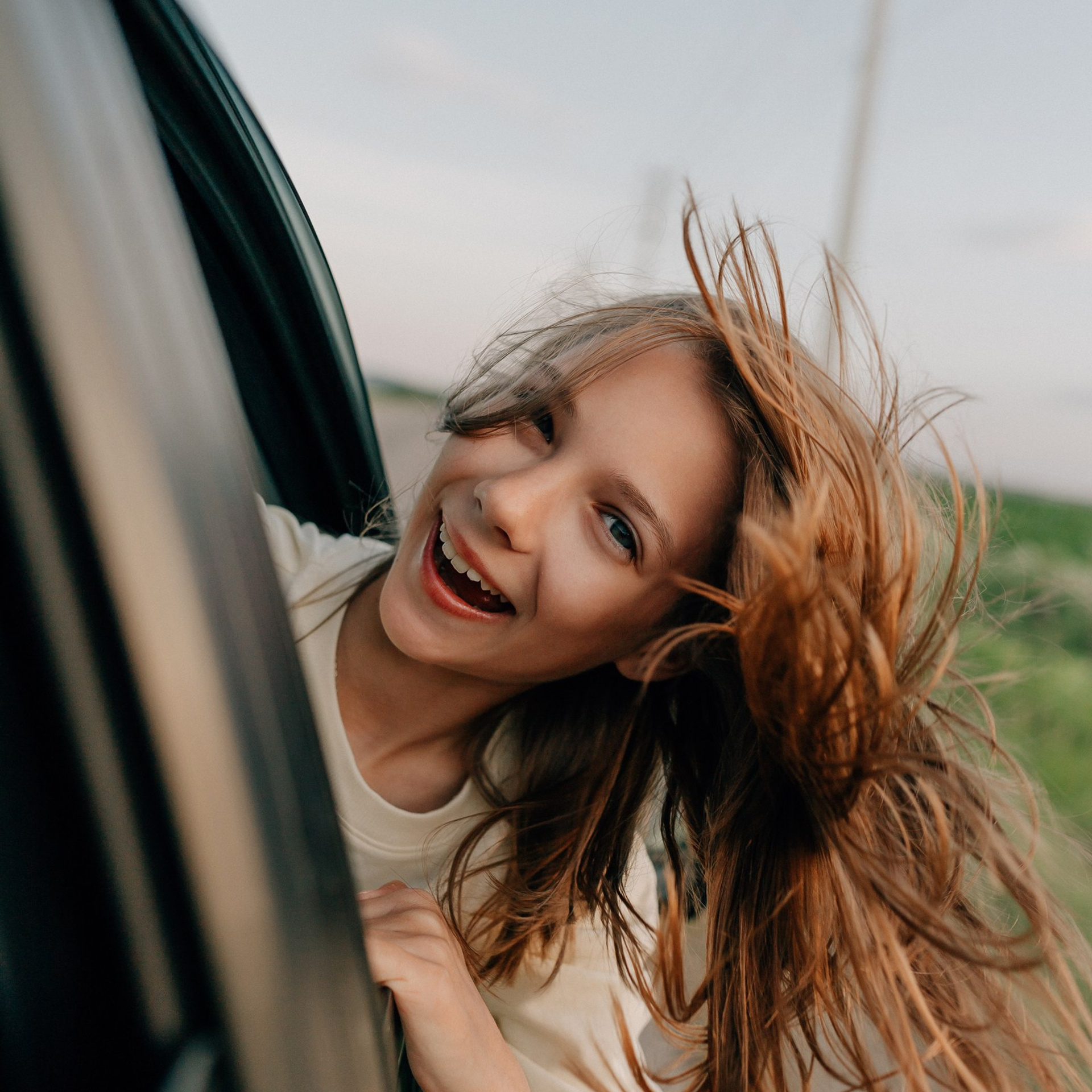 Летящие волосы. Юлия. Июнь 2025