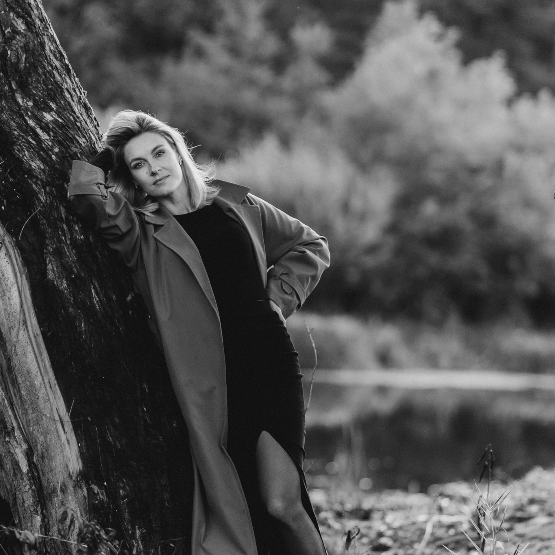 На природе