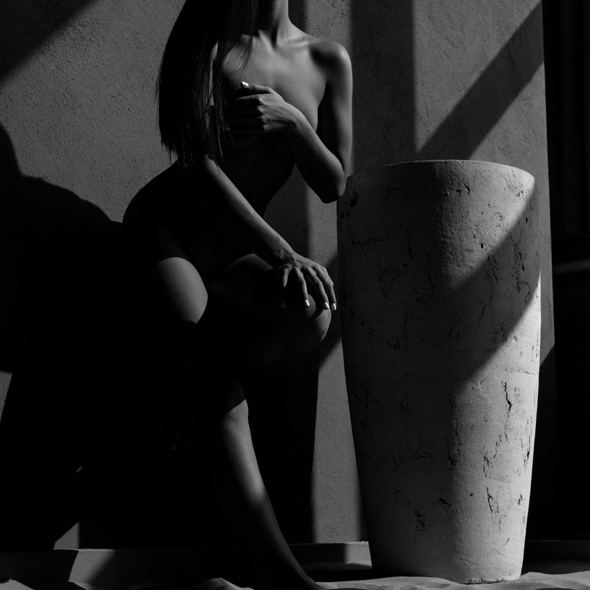 Eva фотосъемка в студии с песком