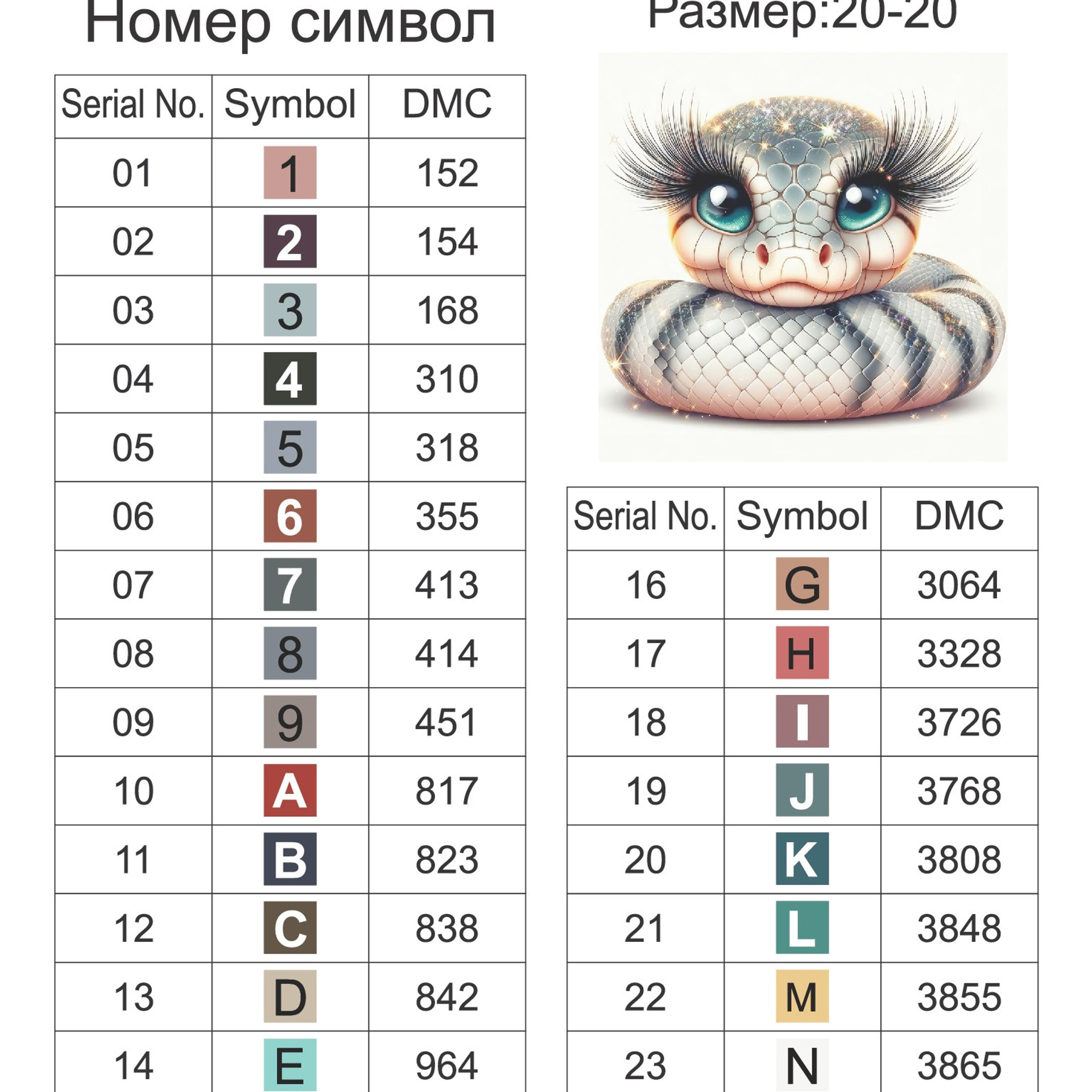 Цветовые карты новые символы. Алмазная мозаика CVL