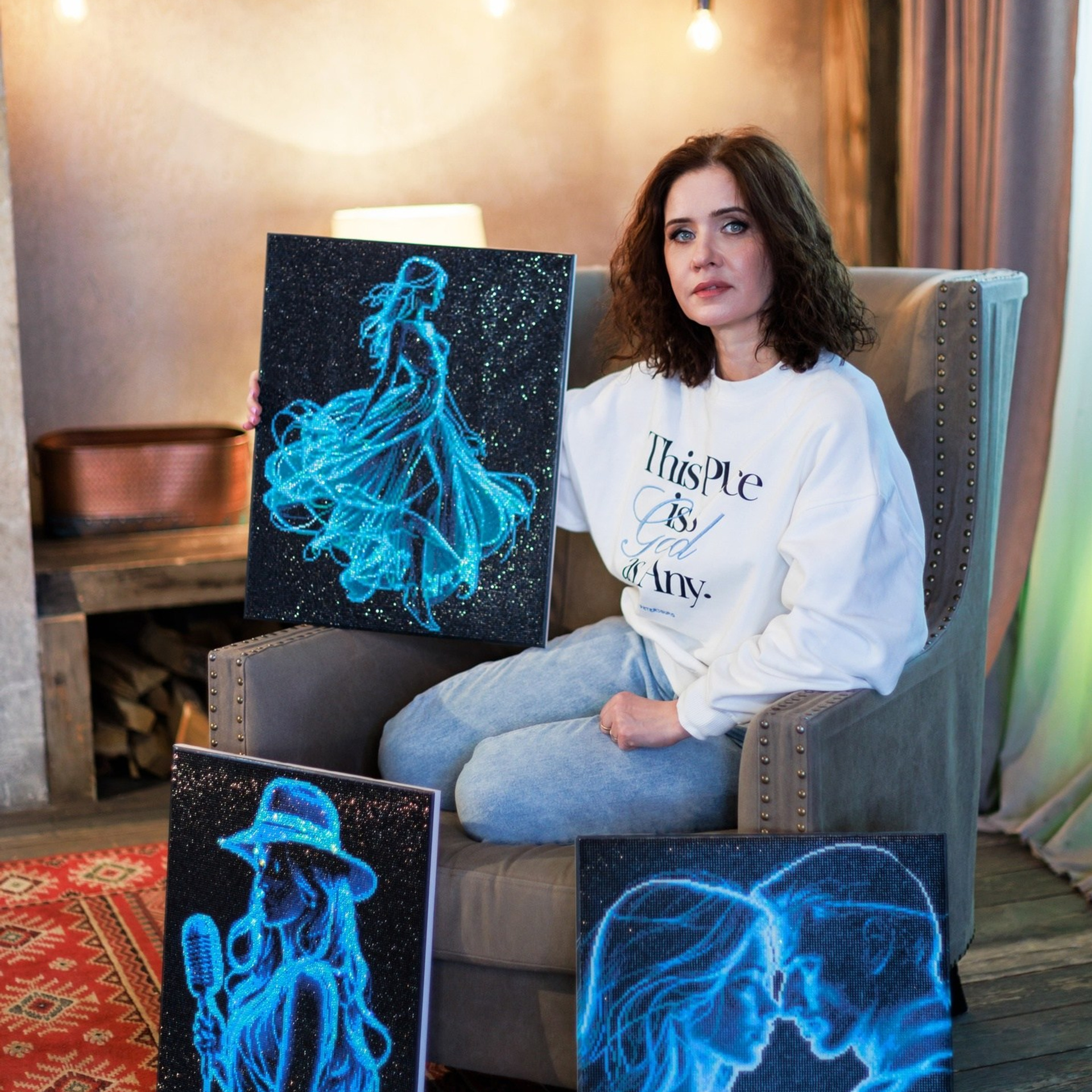 В реальной жизни. Алмазная мозаика CVL