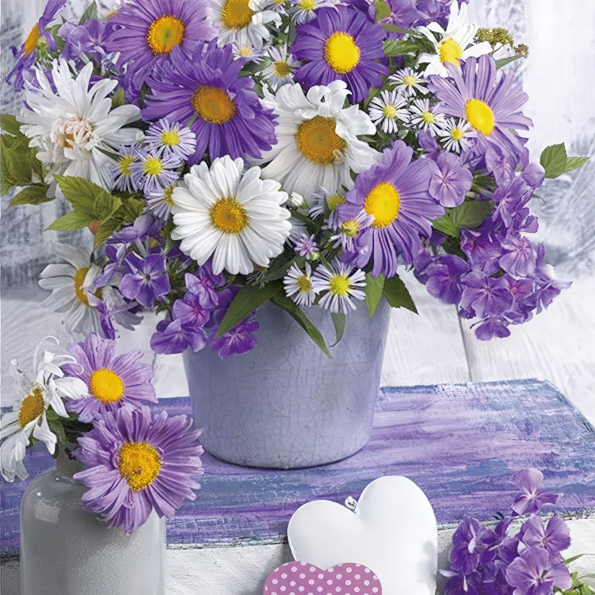 Цветы. Алмазная мозаика CVL