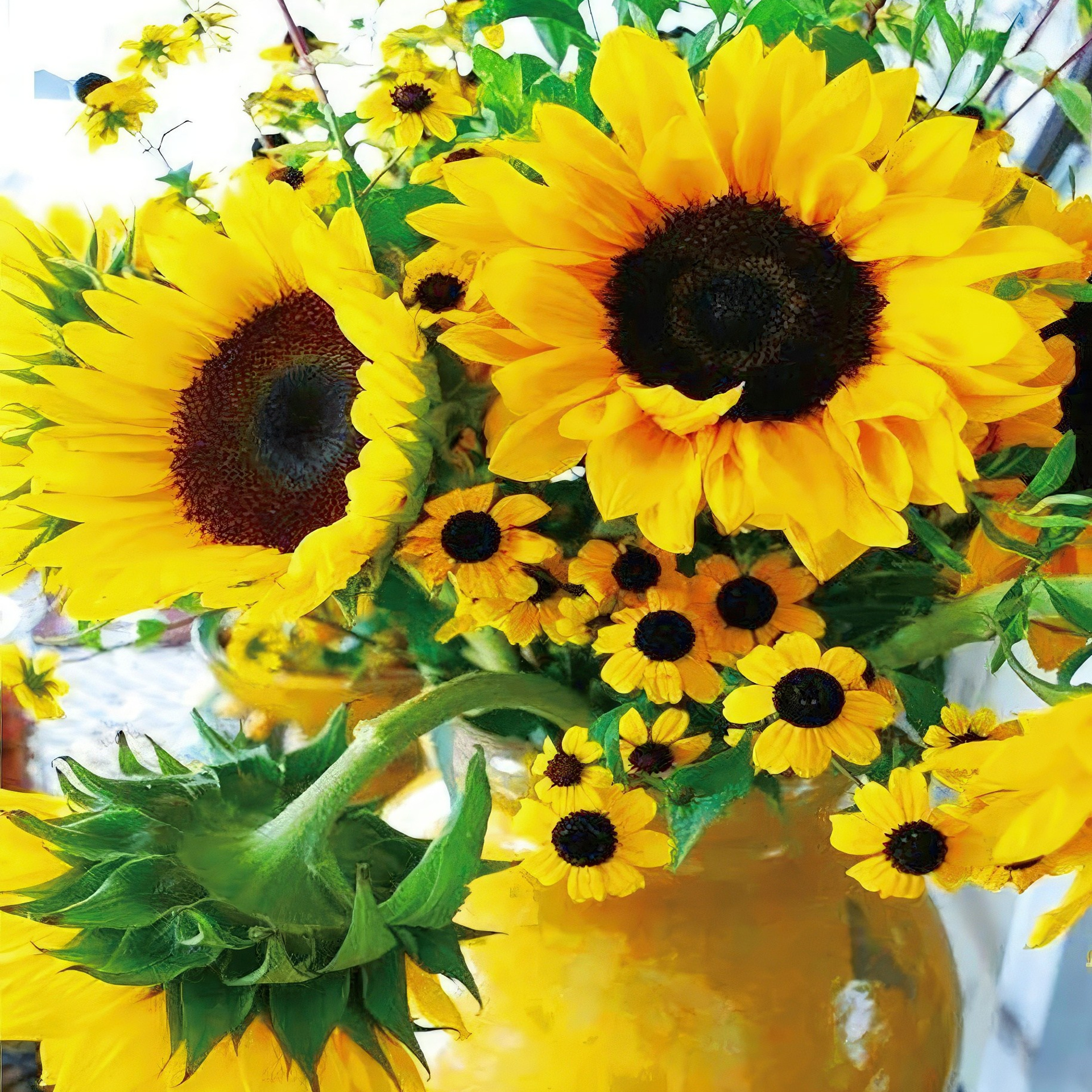 Цветы. Алмазная мозаика CVL